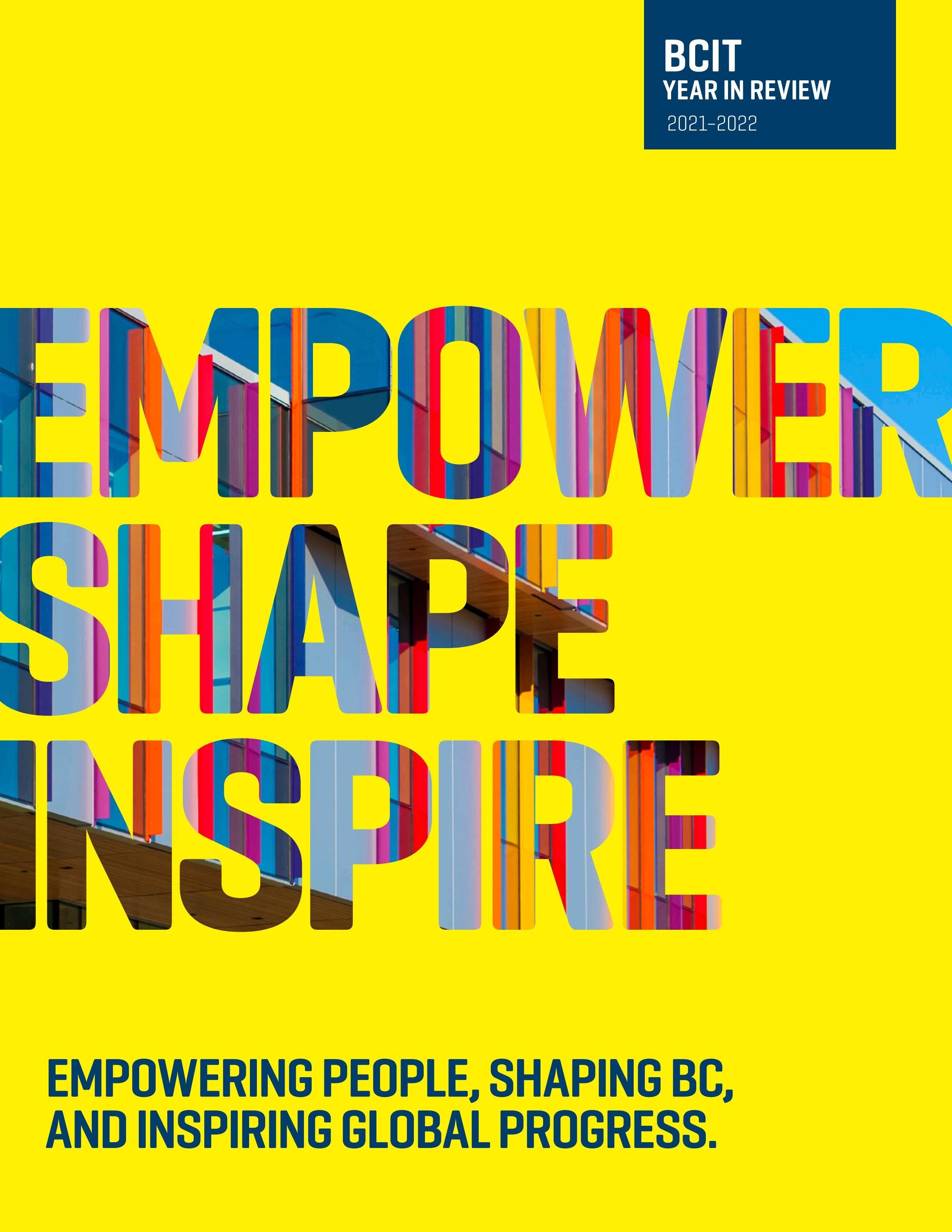 BCIT Year in Review 20212022 by BCIT Issuu