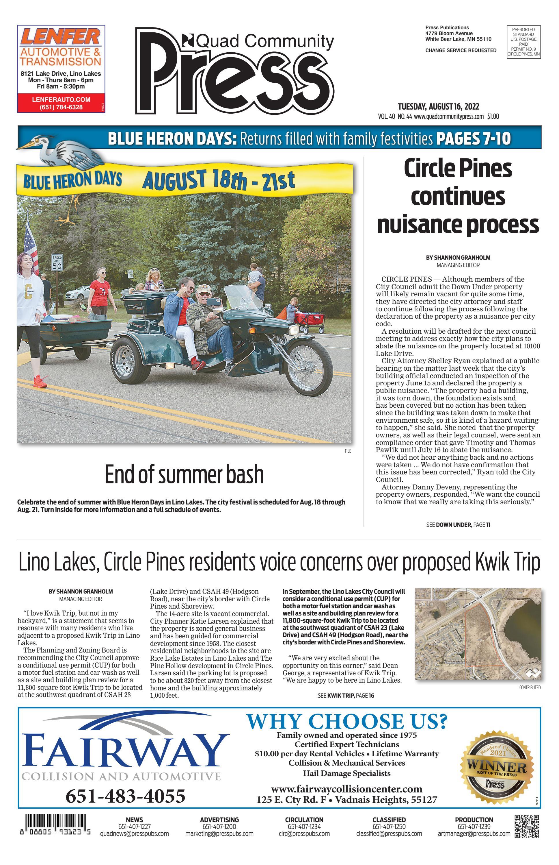 Quad Community Press by Press Publications - Issuu