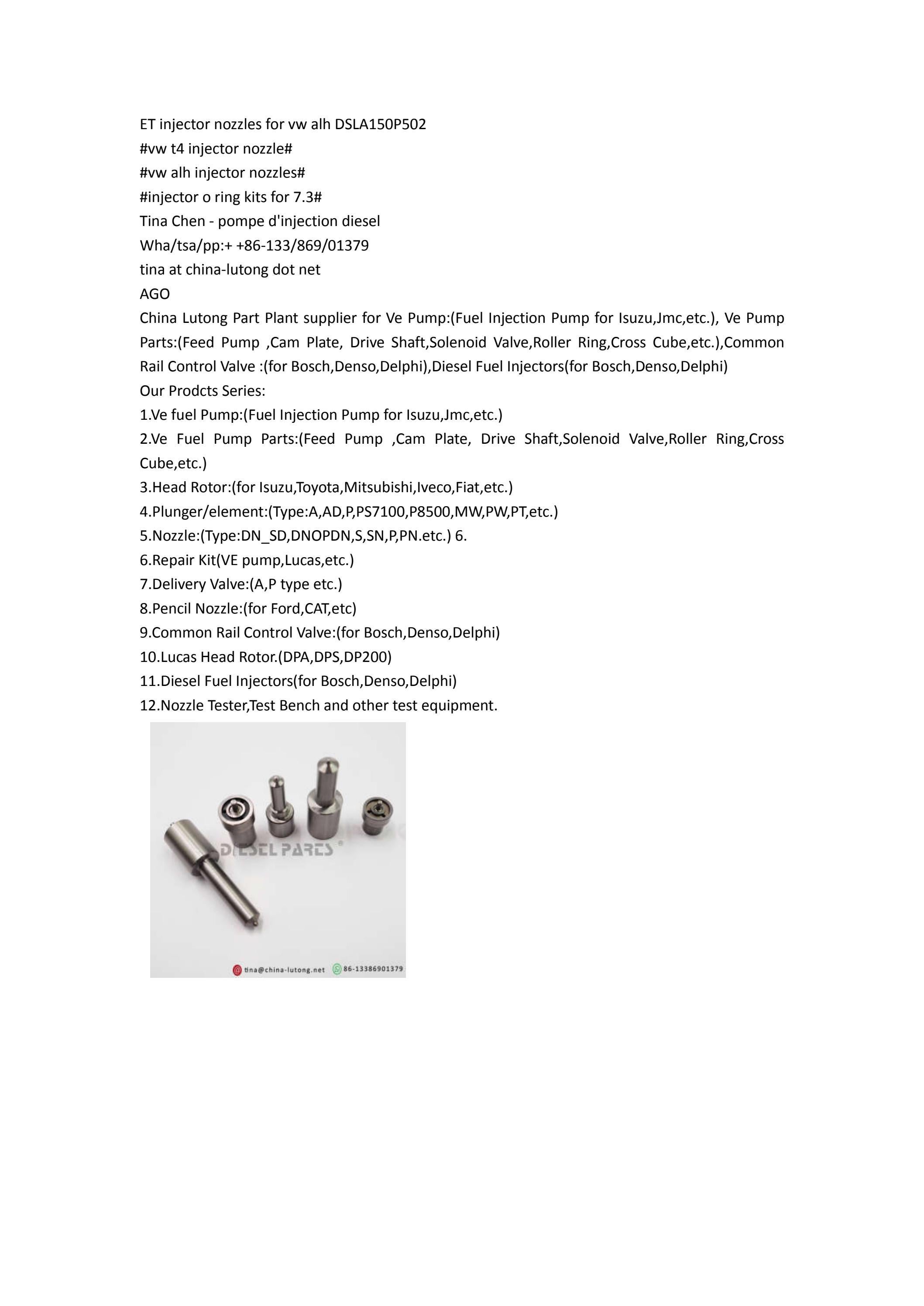 fit for vw alh injector nozzles by tina chen Issuu