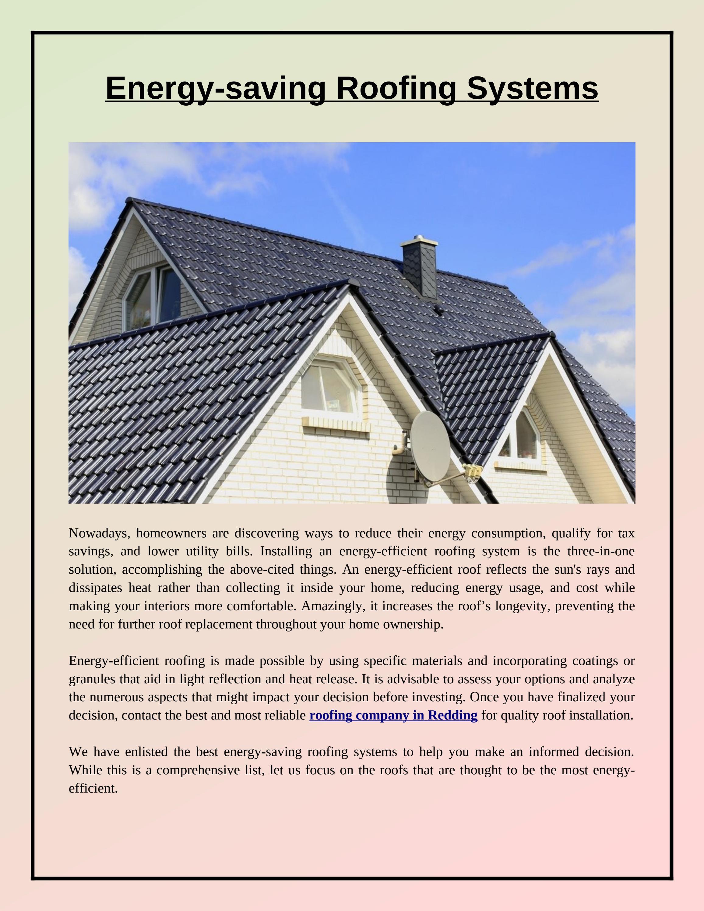 Ways for Energyefficient Roofing System by FoamExpertsco Issuu