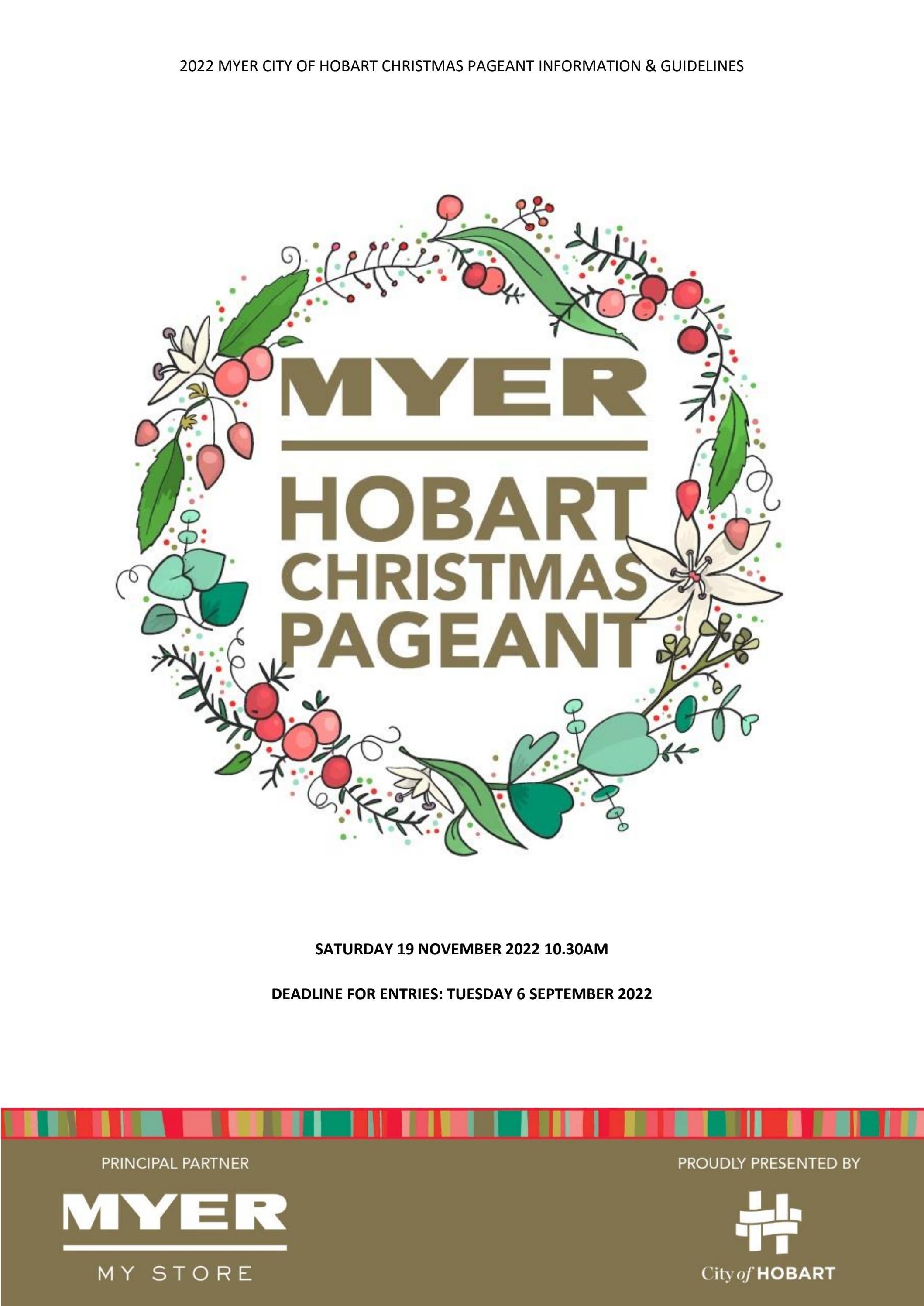 Myer Hobart Christmas Pageant 2022 by City of Hobart Issuu