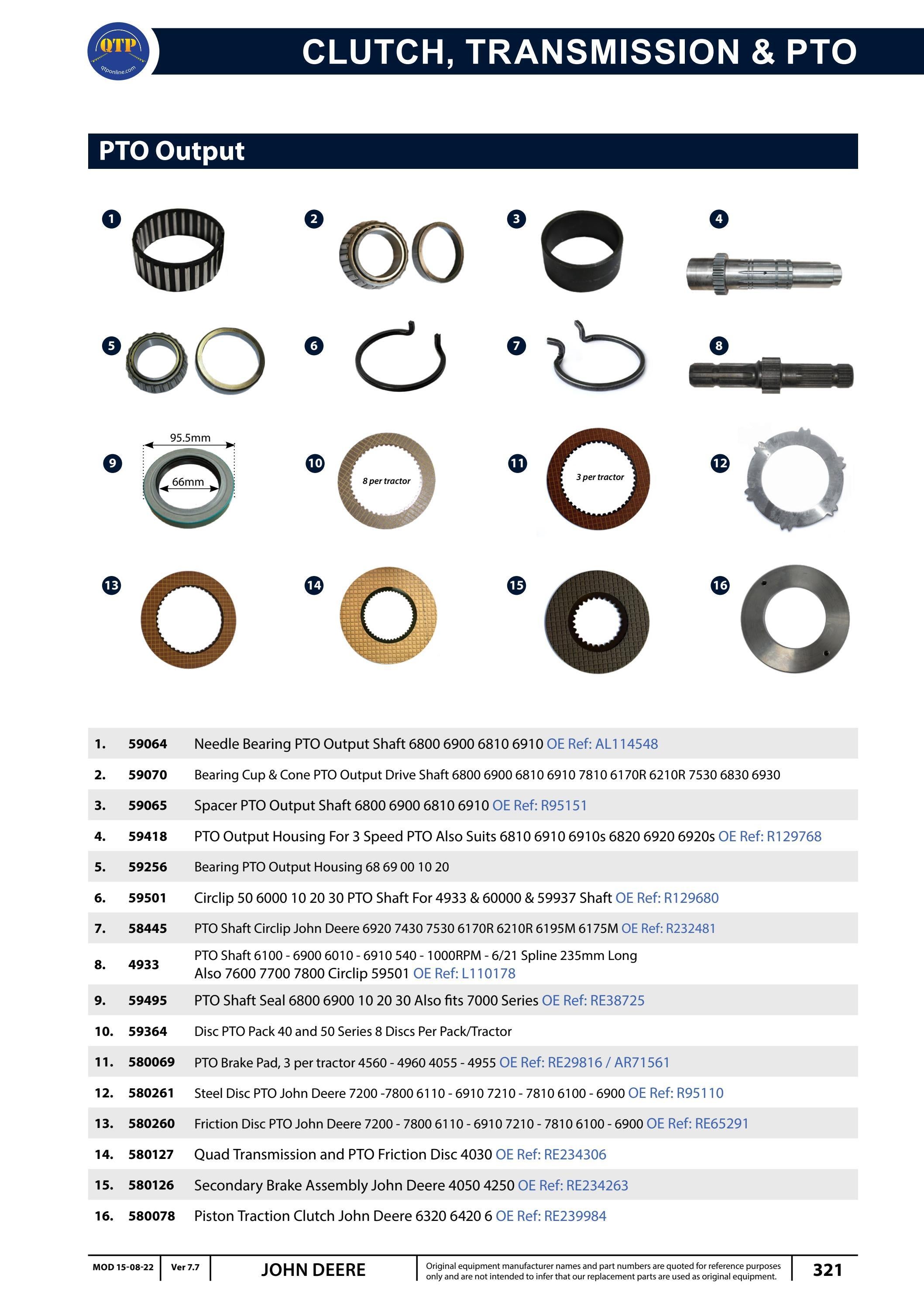 7 john deere by Quality Tractor Parts - Issuu