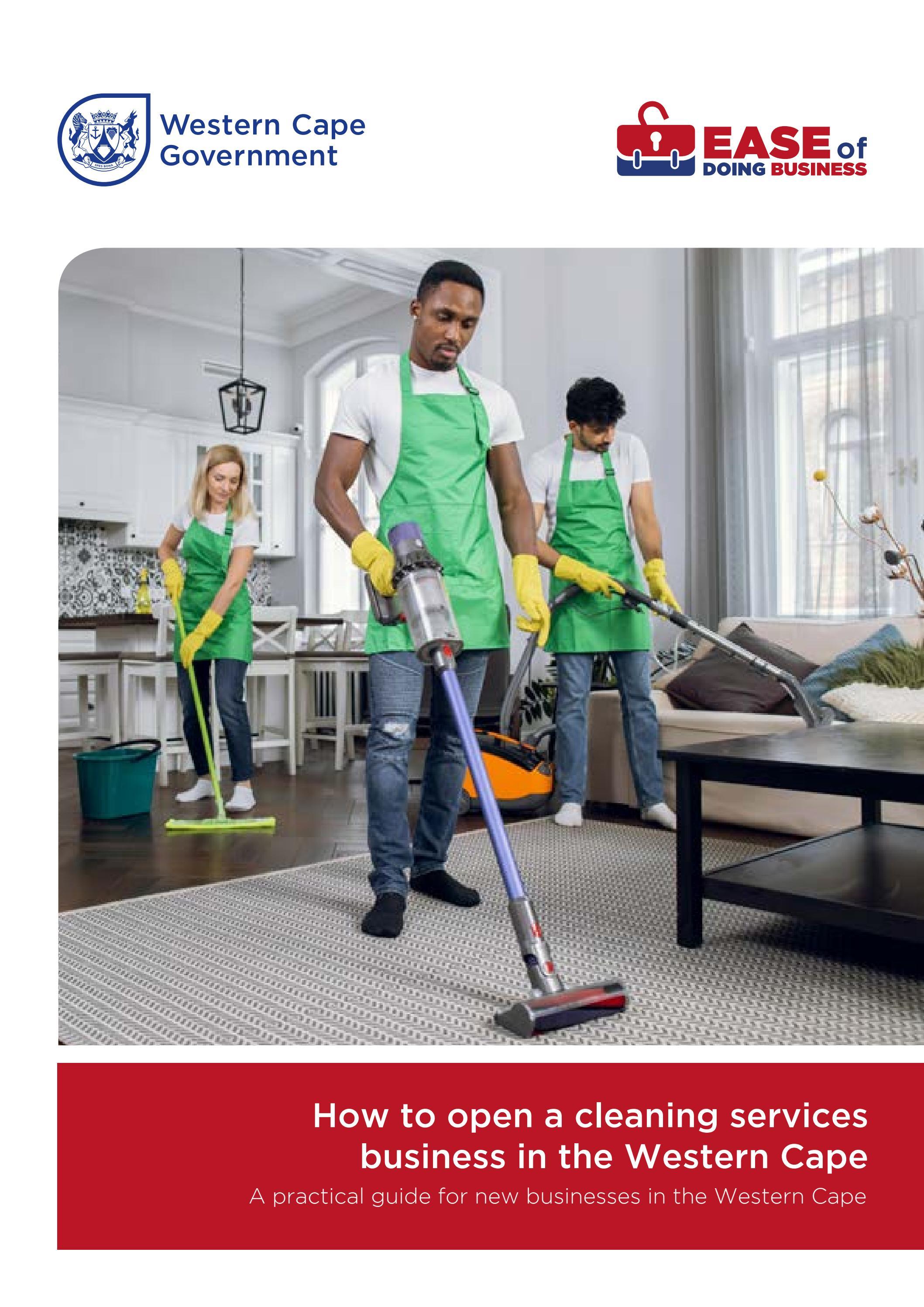How to open a cleaning services business in the Western Cape Final by