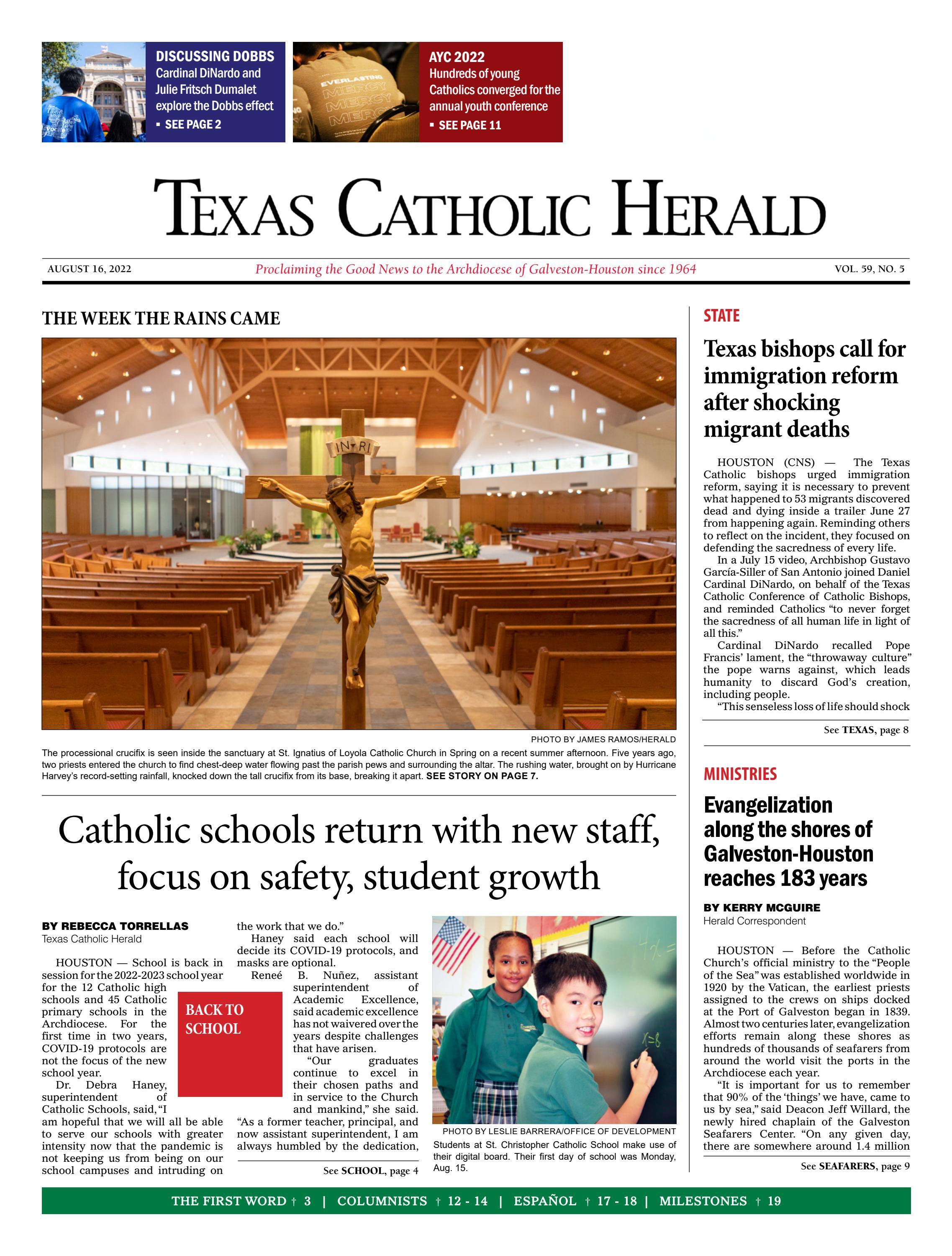 Texas Catholic Herald August 16 2022 By Texas Catholic Herald Issuu