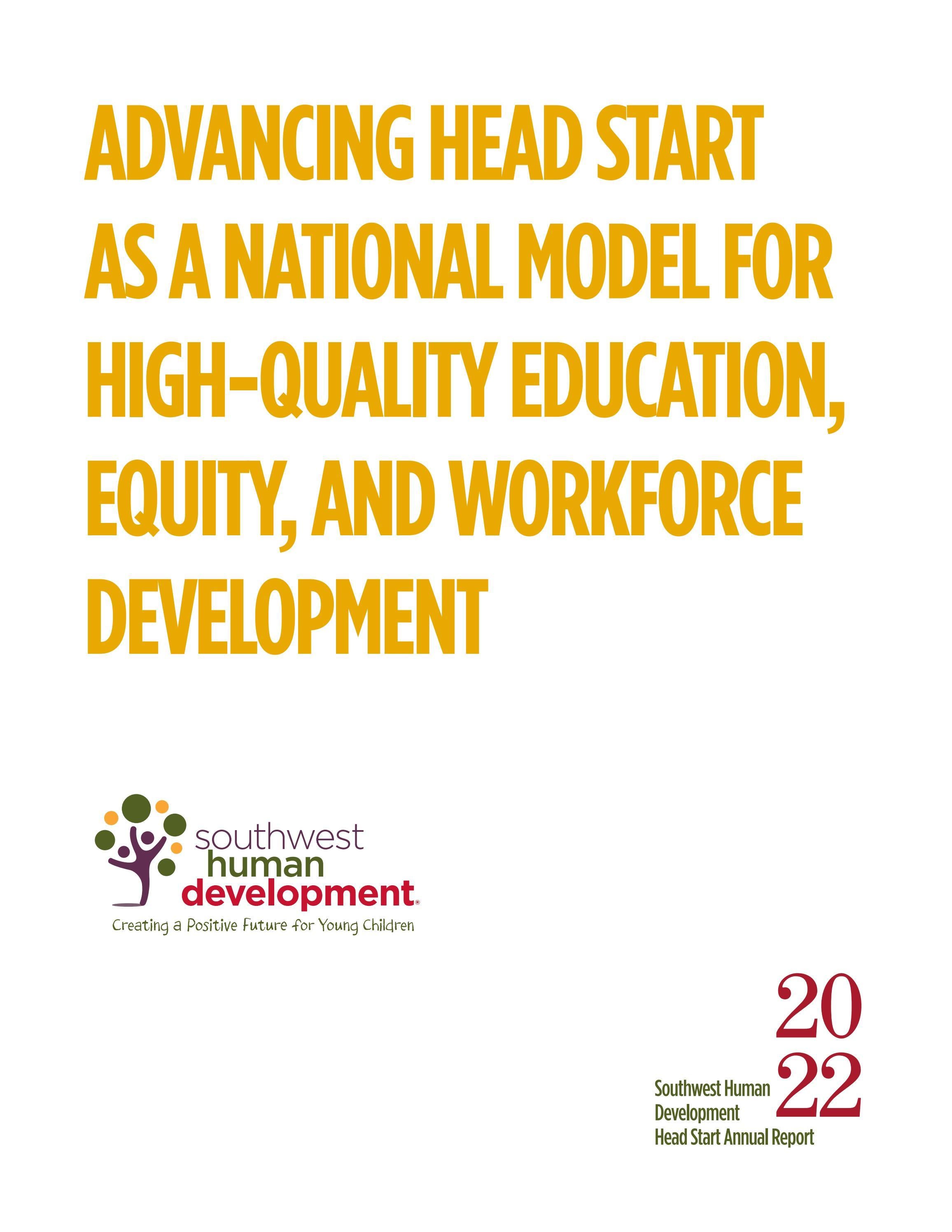 Southwest Human Development 2022 Achievement Report by pilkad - Issuu