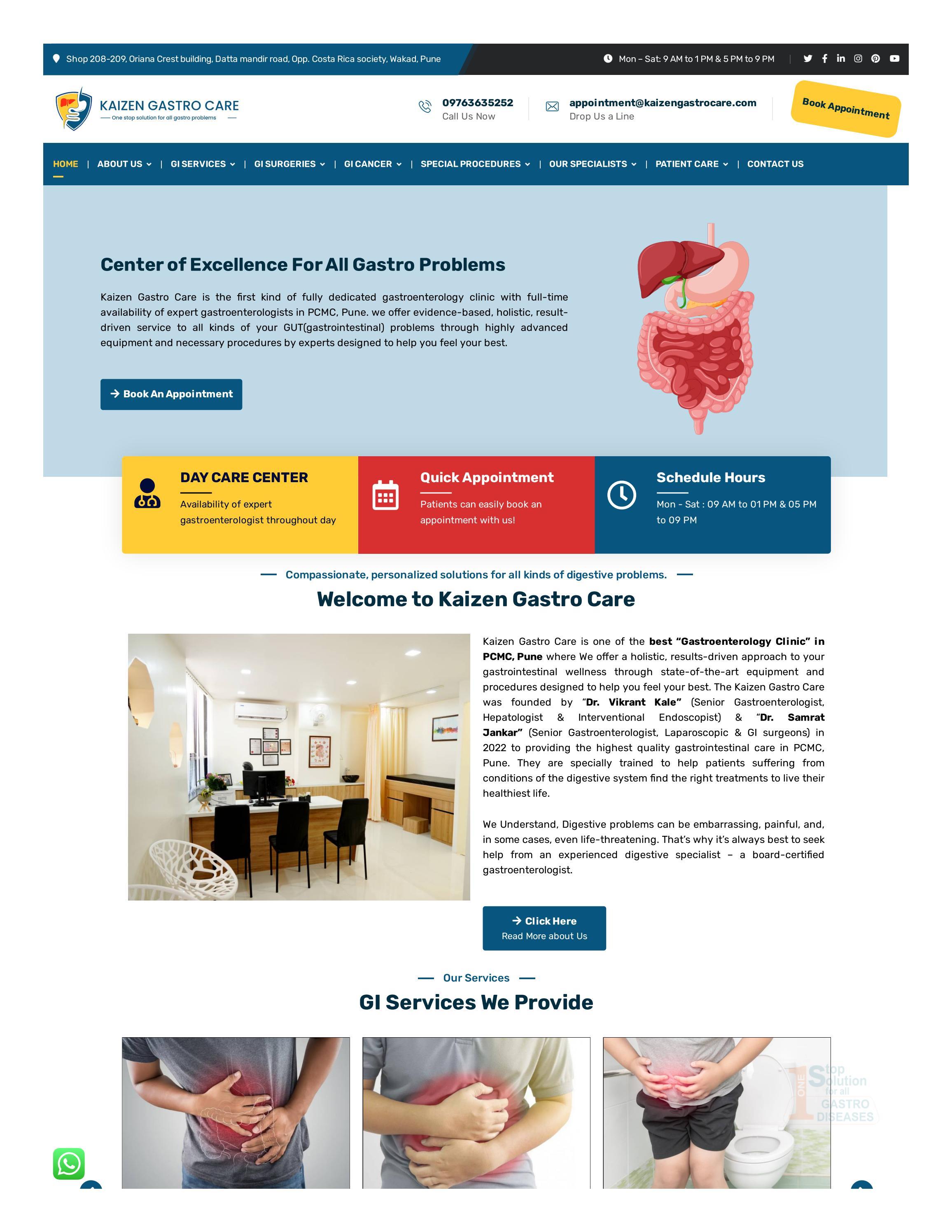 Best Gastroenterologist in Pune Gastroenterology Hospital in Pune Kaizen Gastro Care by