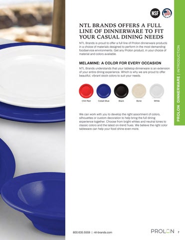 NTL Brands Food Service 家具目录 Mar2020 第 7 页