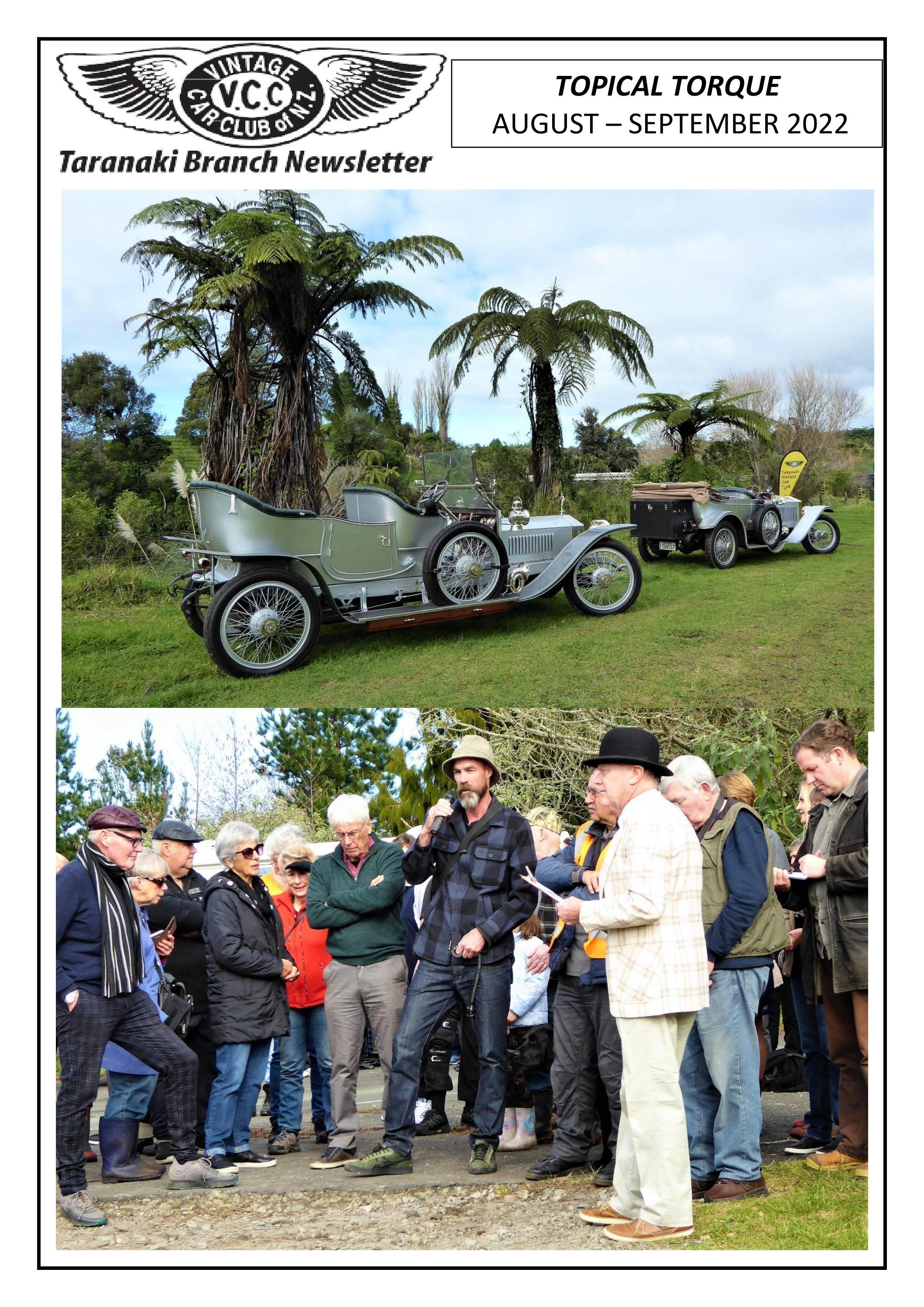 VCC TARANAKI AUGUST 2022 by Vintage Car Club of New Zealand Issuu