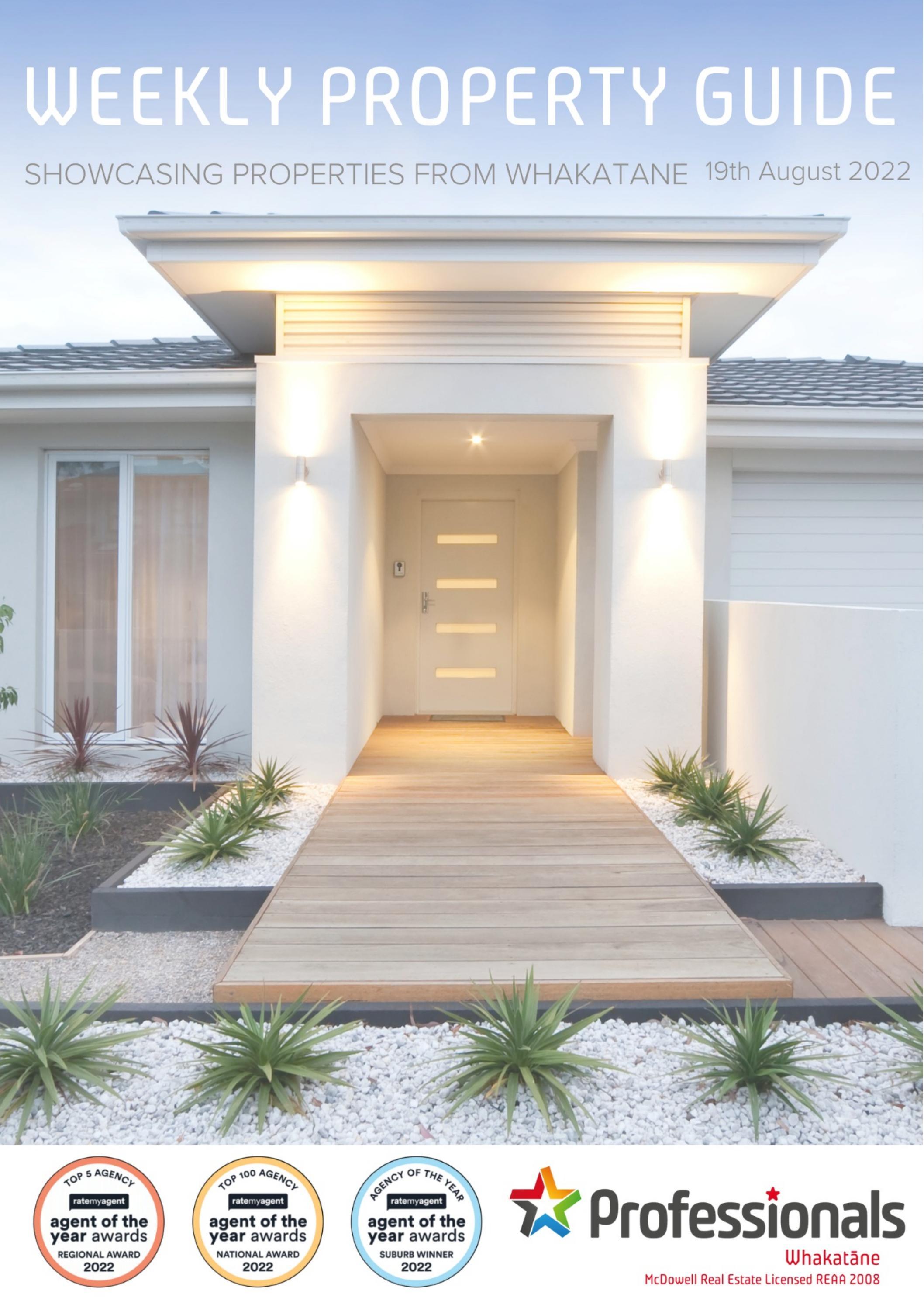 Whakatane Weekly Property Guide 19th August 2022 by