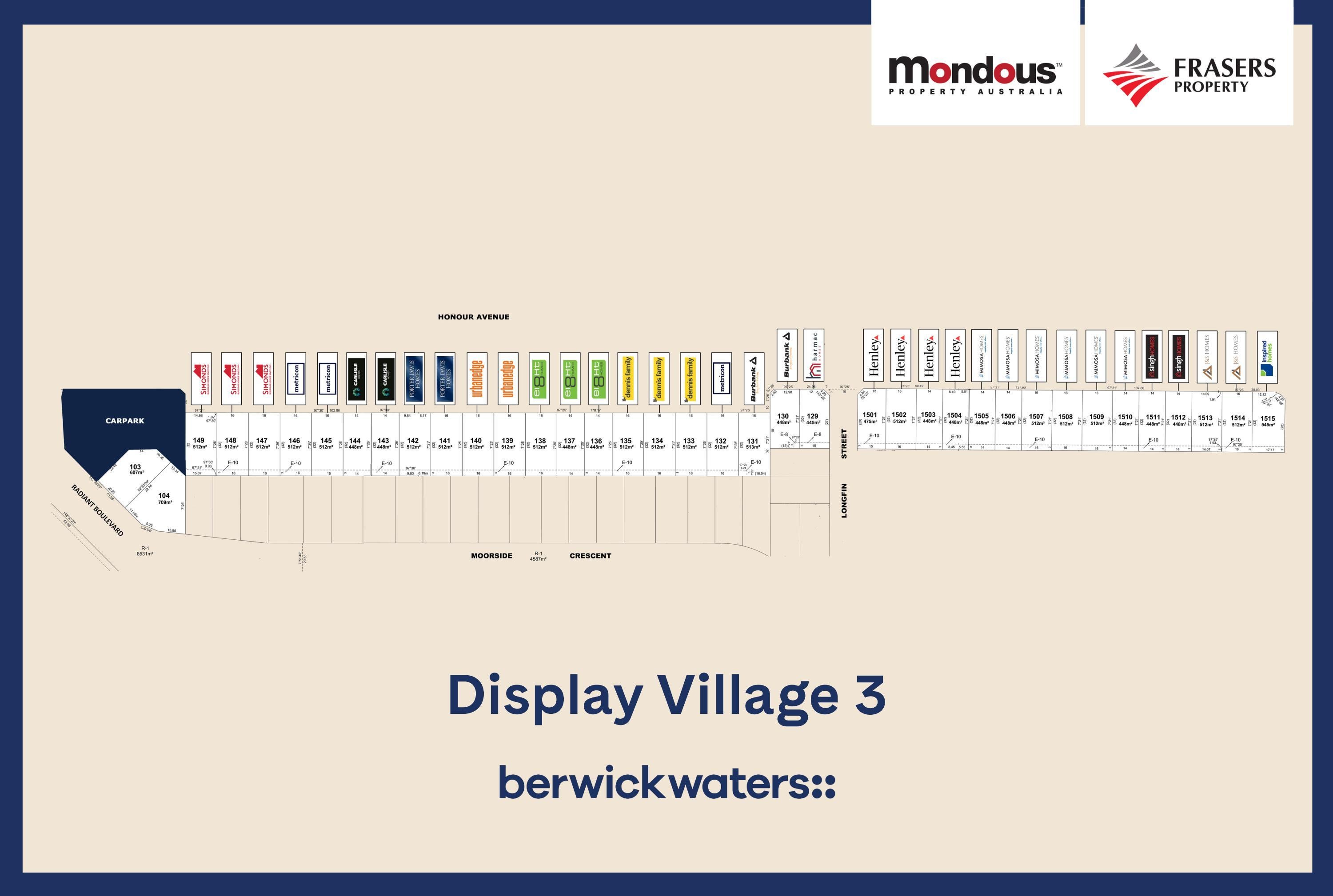 Berwick Waters Display Village 3 Plan by Frasers Property Australia