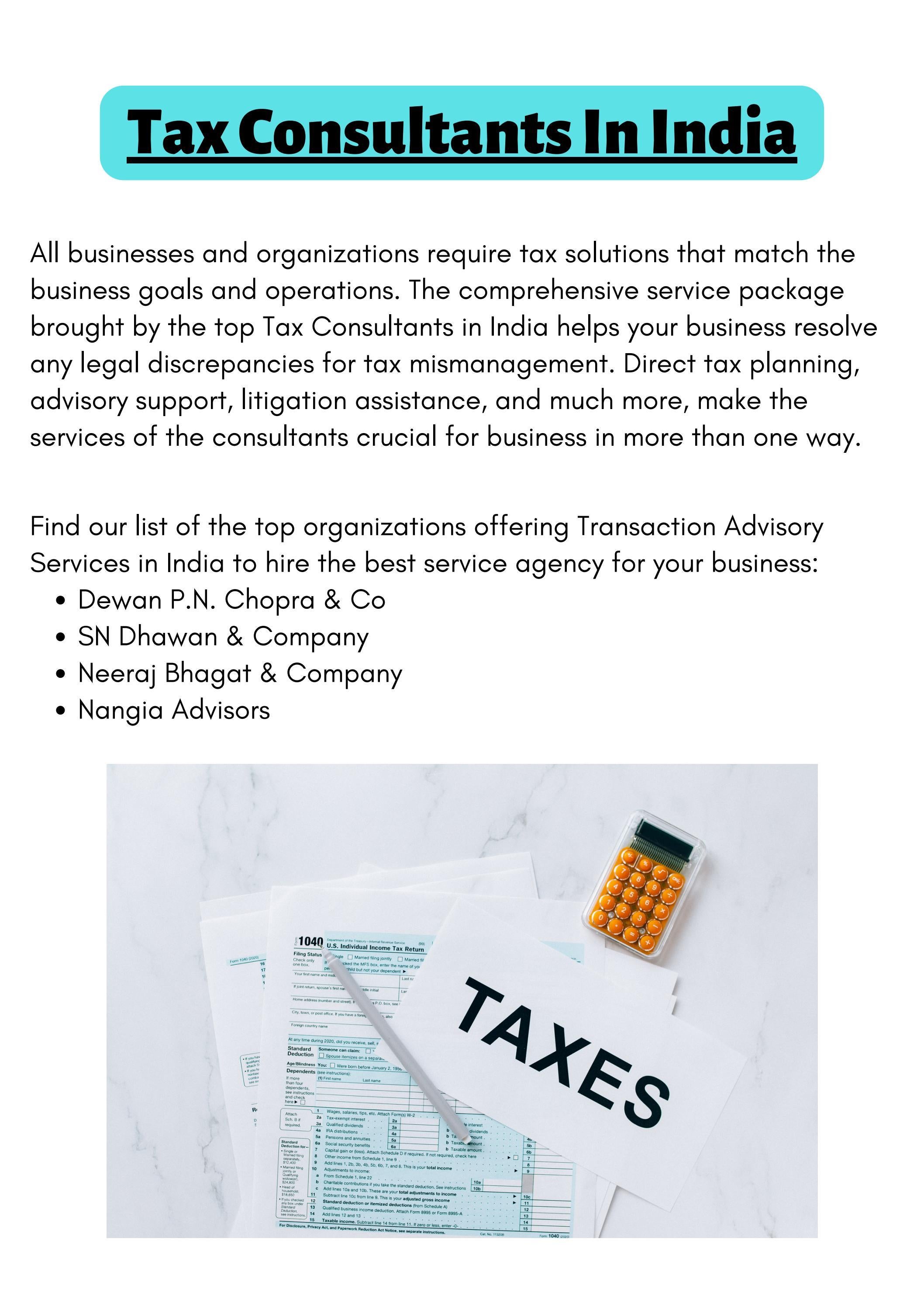 Tax Consultants In India by Kunal Sharma Issuu