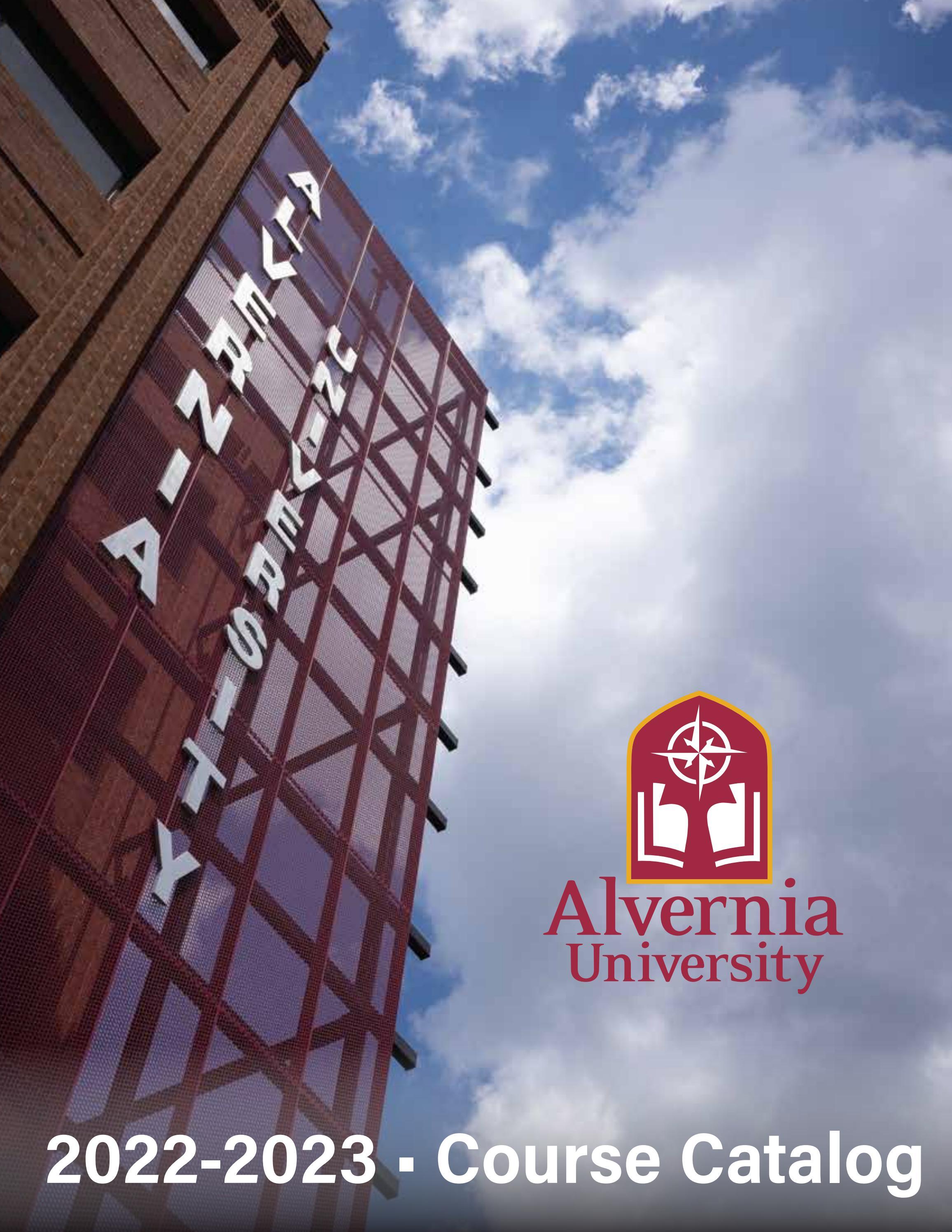 2022-23 Alvernia University Course Catalog by Alvernia University - Issuu