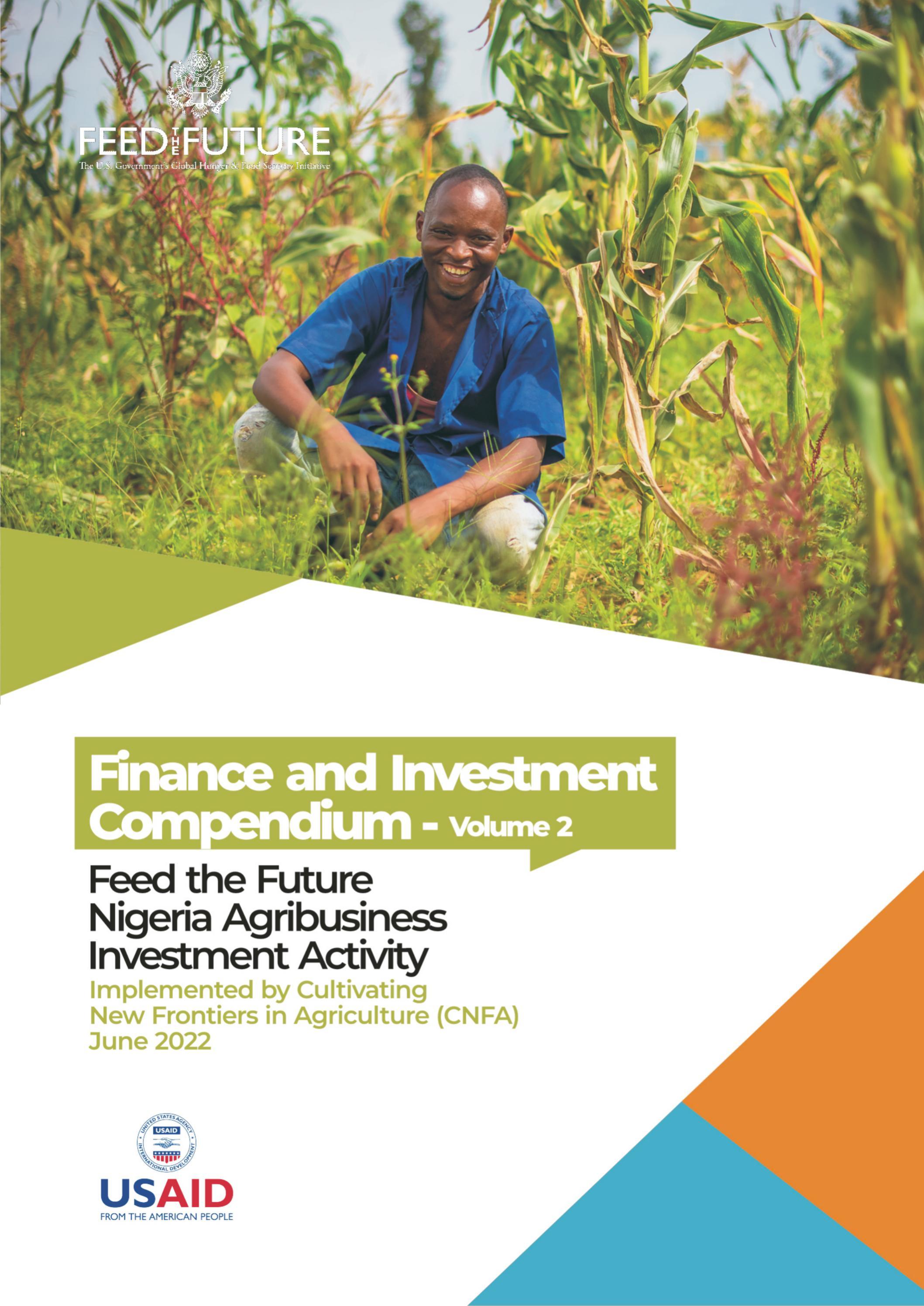 Feed the Future Nigeria Agribusiness Investment Activity Finance and Agribusiness Investment