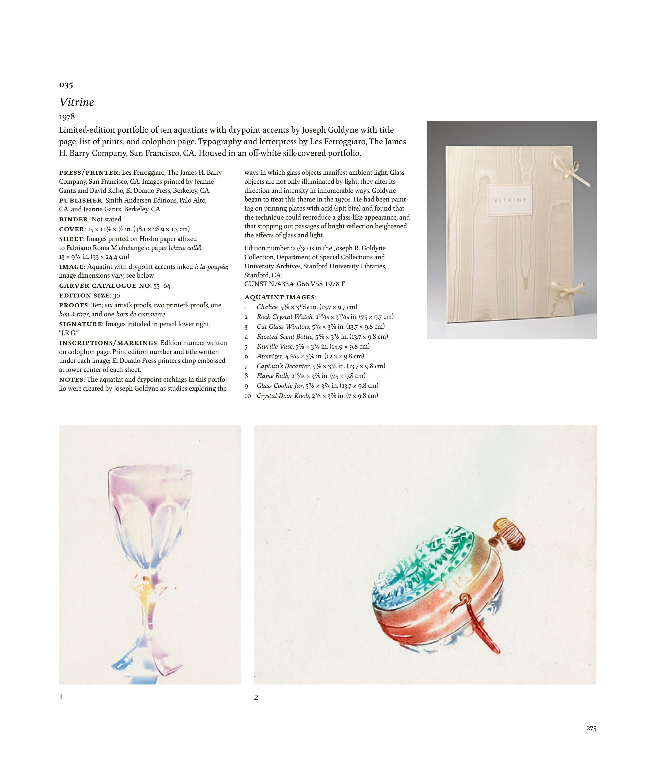 JOSEPH GOLDYNE Catalogue Raisonné of Books, Portfolios, and
