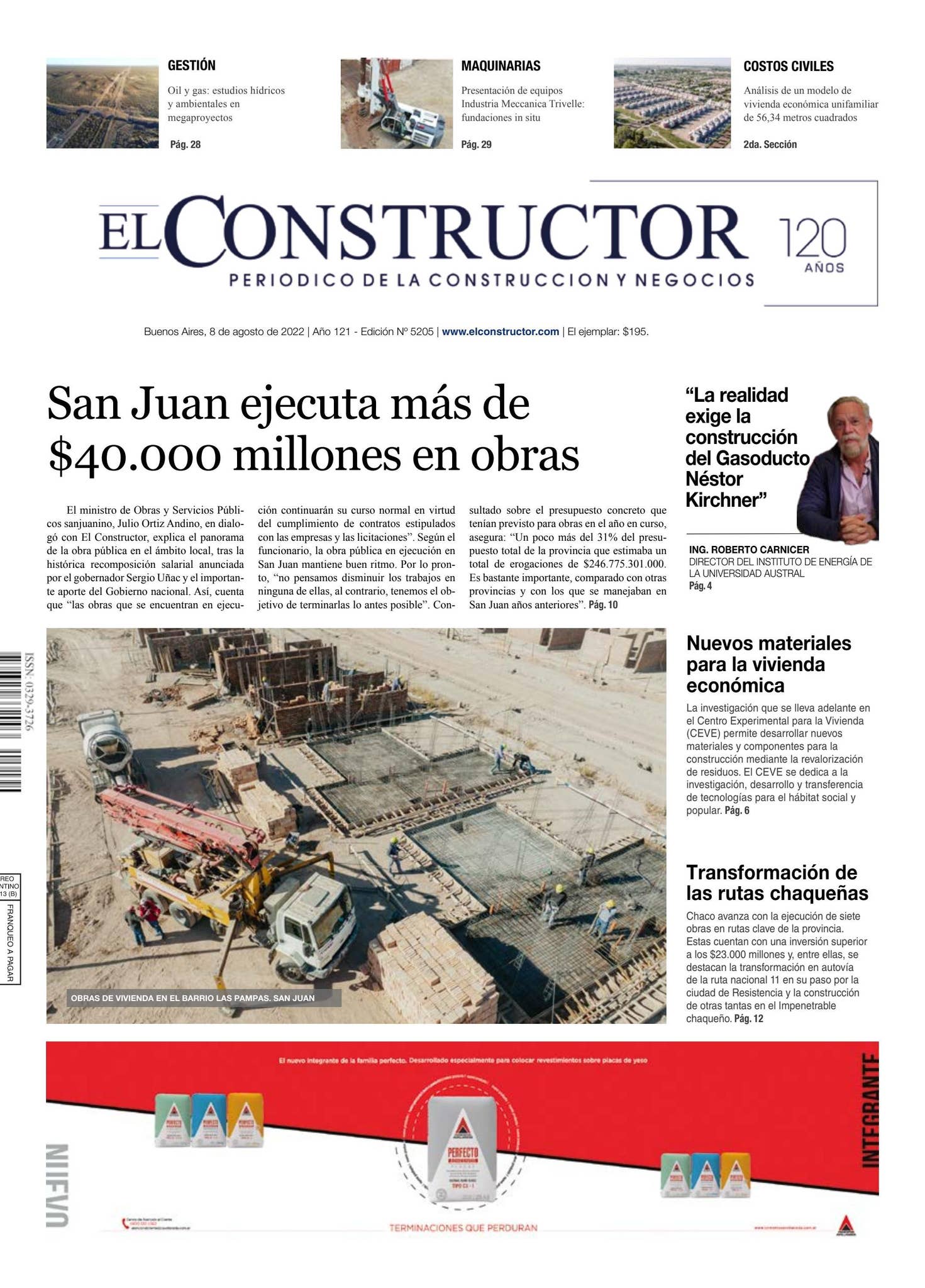 El Constructor 8/8/2022 - Nº5205 Año 121 by elcoeditores - Issuu