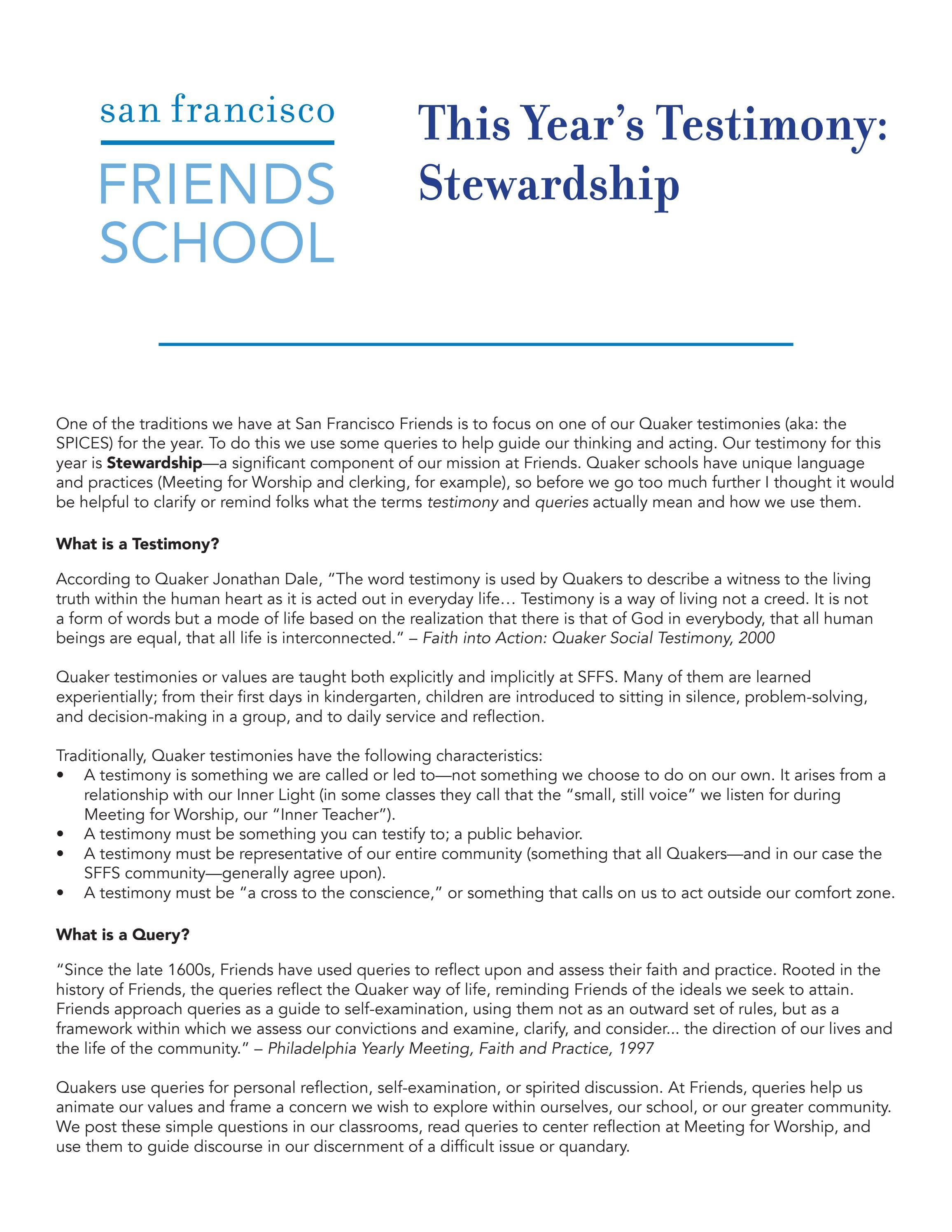 20222023 Community Testimony ENGLISH by sanfranciscofriendsschool Issuu