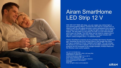 Airam - Lighting 灯饰目录 · Airam SmartHome products 2022 第 17 页