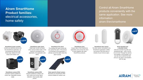 Airam - Lighting 灯饰目录 · Airam SmartHome products 2022 第 20 页