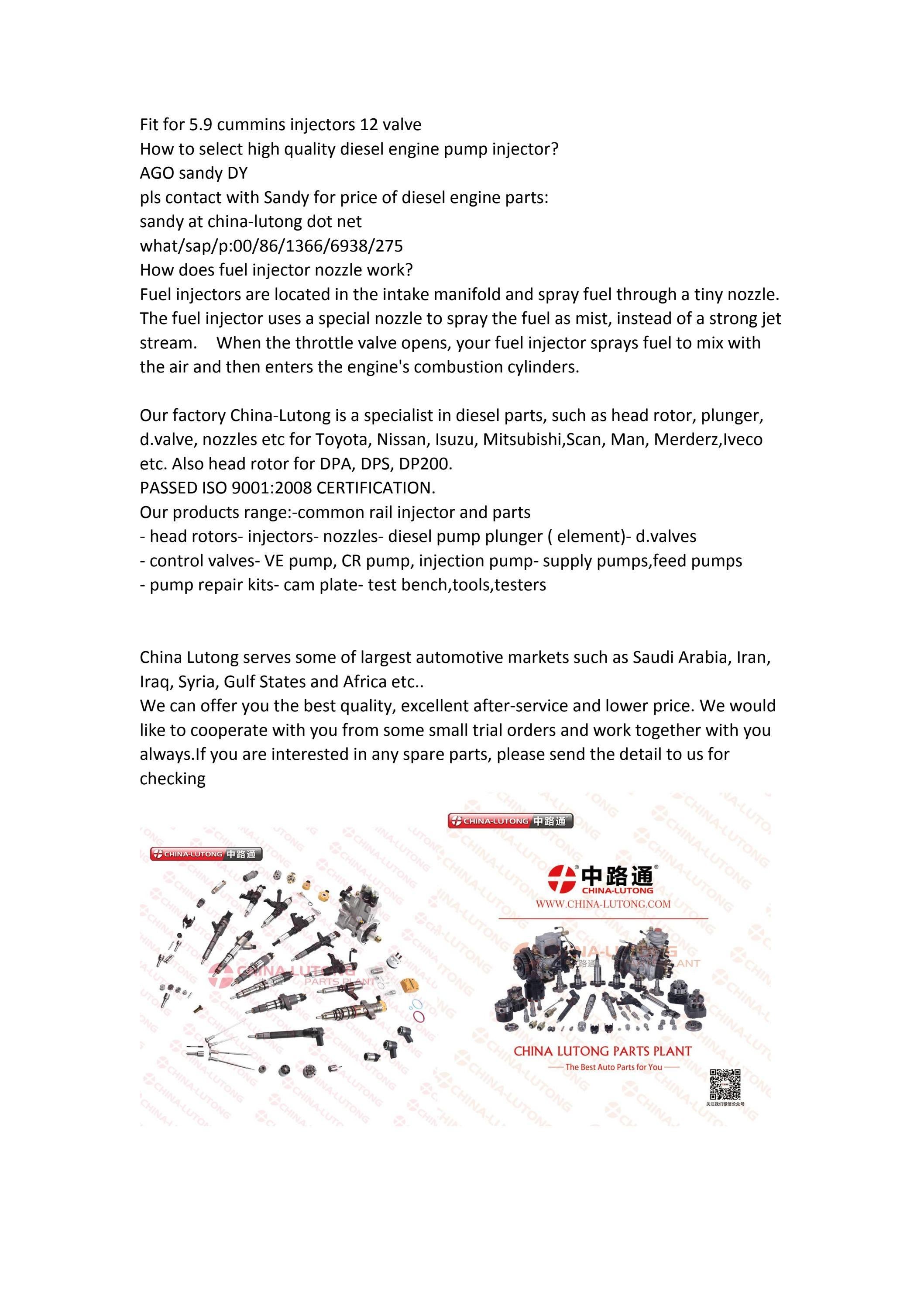 fit for 5.9 cummins injectors 12 valve by lutongdiesel110 Issuu
