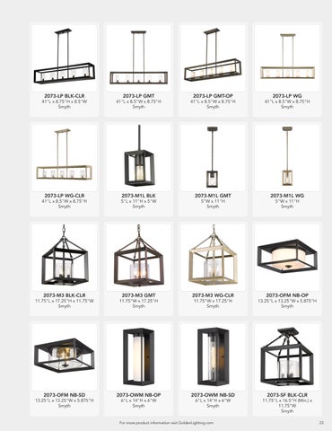 Golden 灯饰 - Visual Index 第 23 页