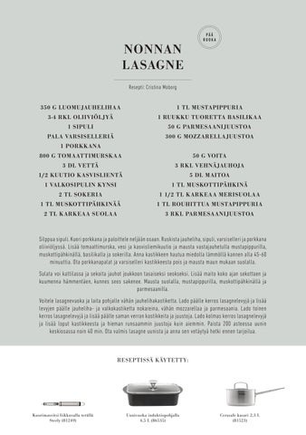 ELÄMÄSI RESEPTIT - Kun sanat loppuvat, ruoanlaitto voi alkaa. | HEIROL 第 23 页
