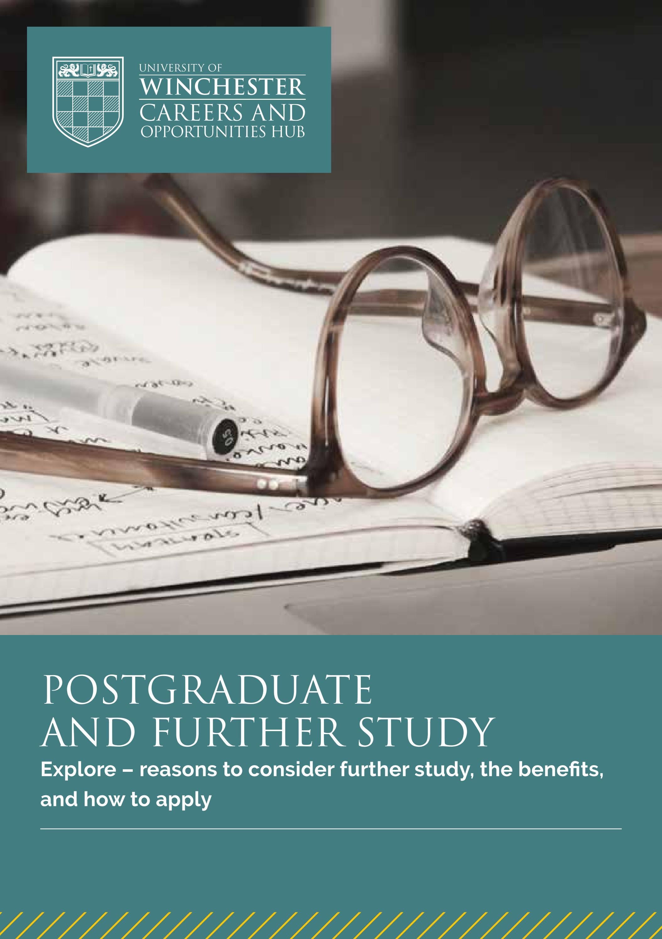 Postgraduate and Further Study by University of Winchester Issuu