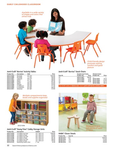 Demco, Inc. 教育 Classroom Solutions 家具目录 2022 第 14 页
