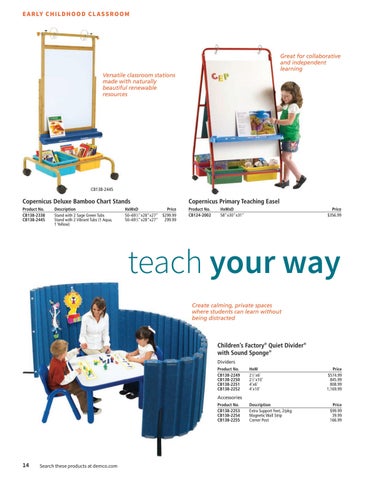 Demco, Inc. 教育 Classroom Solutions 家具目录 2022 第 16 页