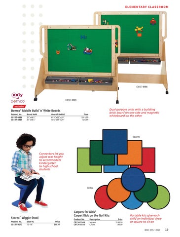 Demco, Inc. 教育 Classroom Solutions 家具目录 2022 第 21 页