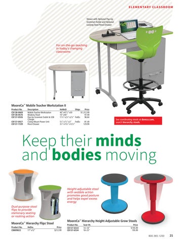 Demco, Inc. 教育 Classroom Solutions 家具目录 2022 第 23 页