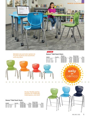 Demco, Inc. 教育 Classroom Solutions 家具目录 2022 第 3 页