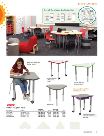 Demco, Inc. 教育 Classroom Solutions 家具目录 2022 第 5 页