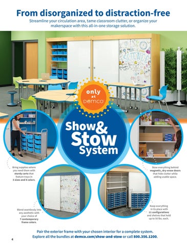 Demco, Inc. 教育 Classroom Solutions 家具目录 2022 第 6 页