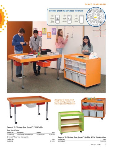 Demco, Inc. 教育 Classroom Solutions 家具目录 2022 第 9 页