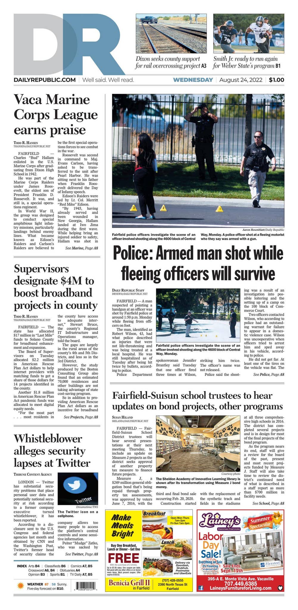 Daily Republic, Wednesday, August 24, 2022 by mcnaughtonmedia - Issuu