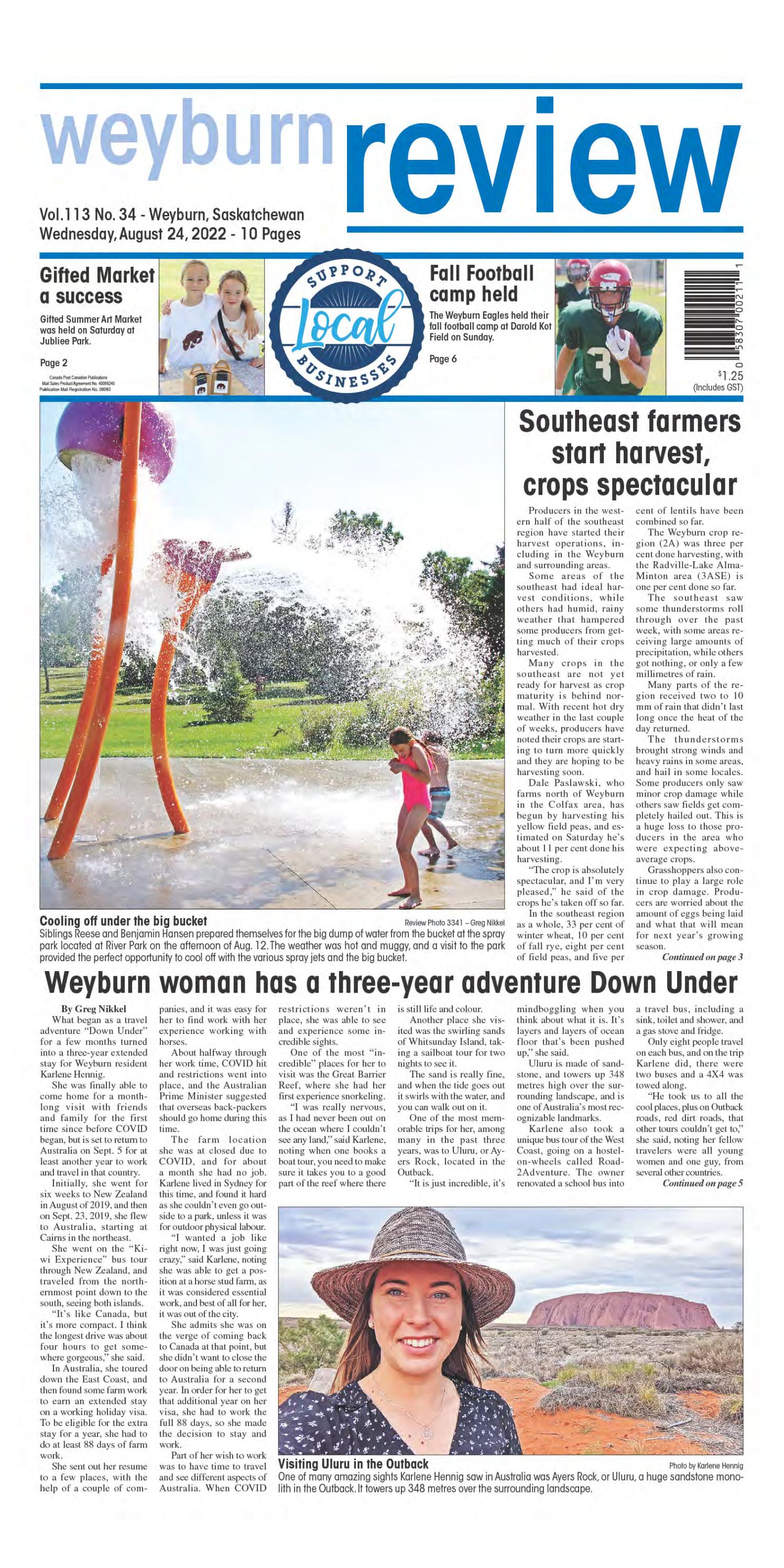 Weyburn Review August 24, 2022 by Weyburn Review Issuu