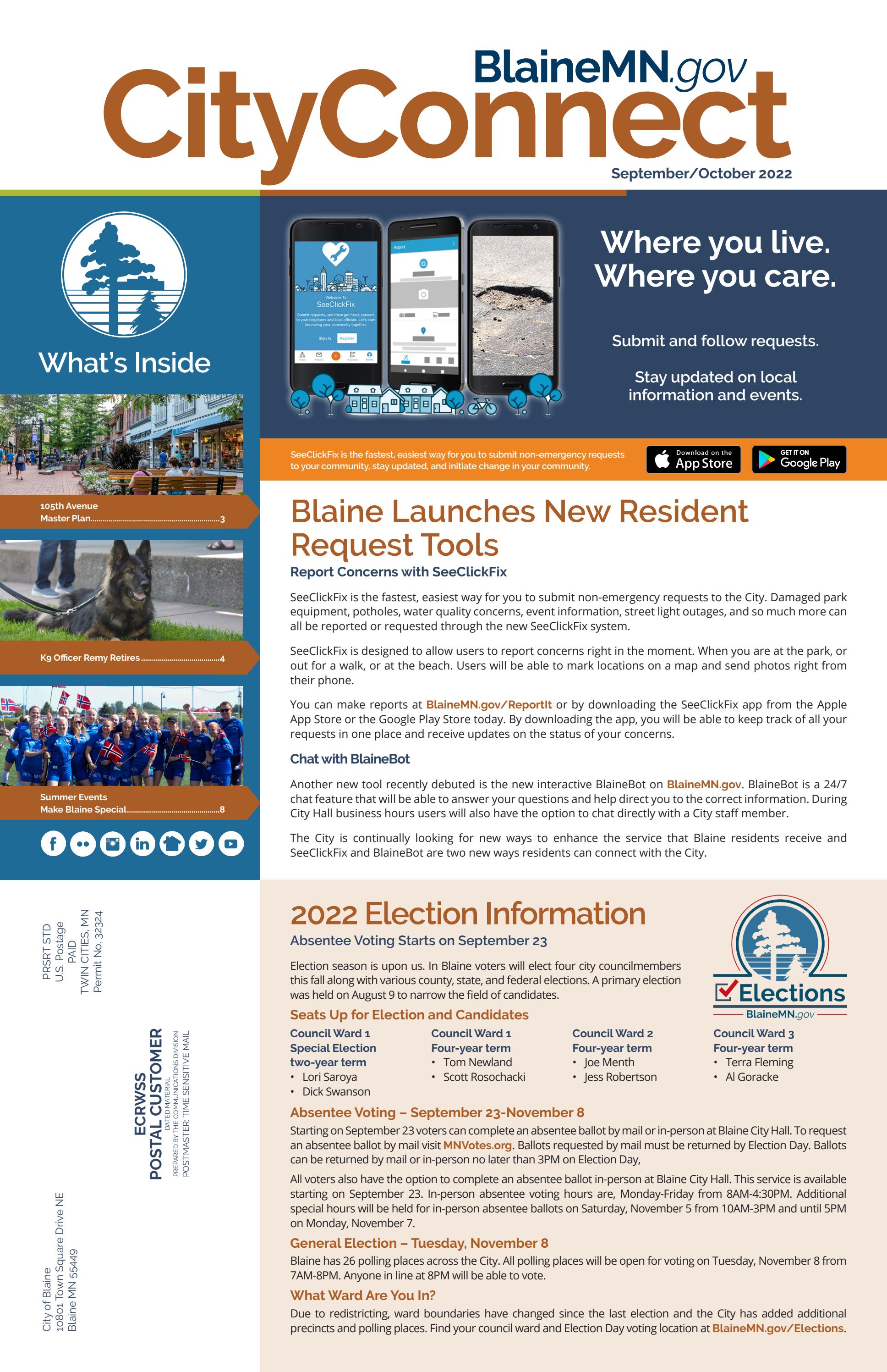 Blaine CityConnect September/October 2022 by City of Blaine Issuu