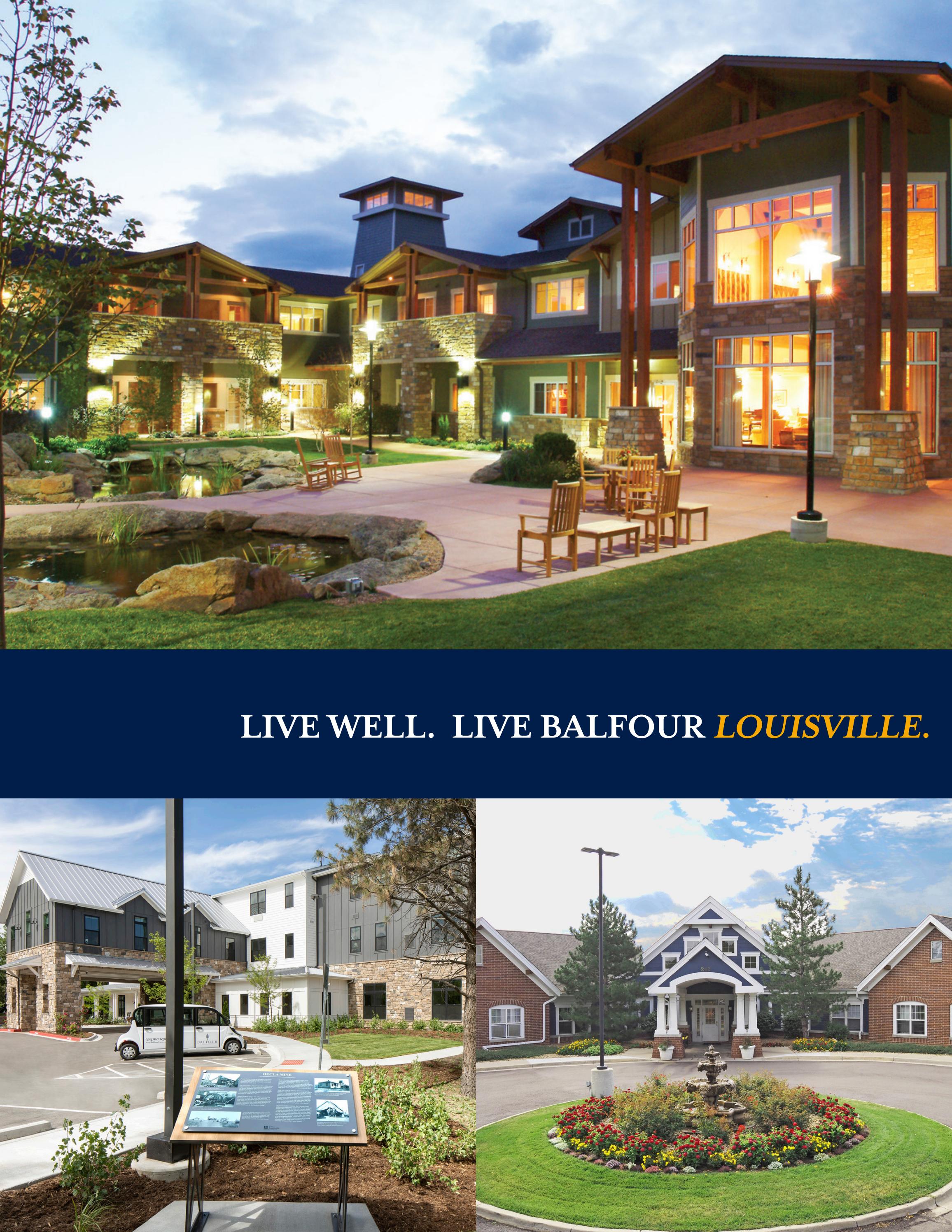 Live Well. Live Balfour Louisville. by BalfourSeniorLiving Issuu
