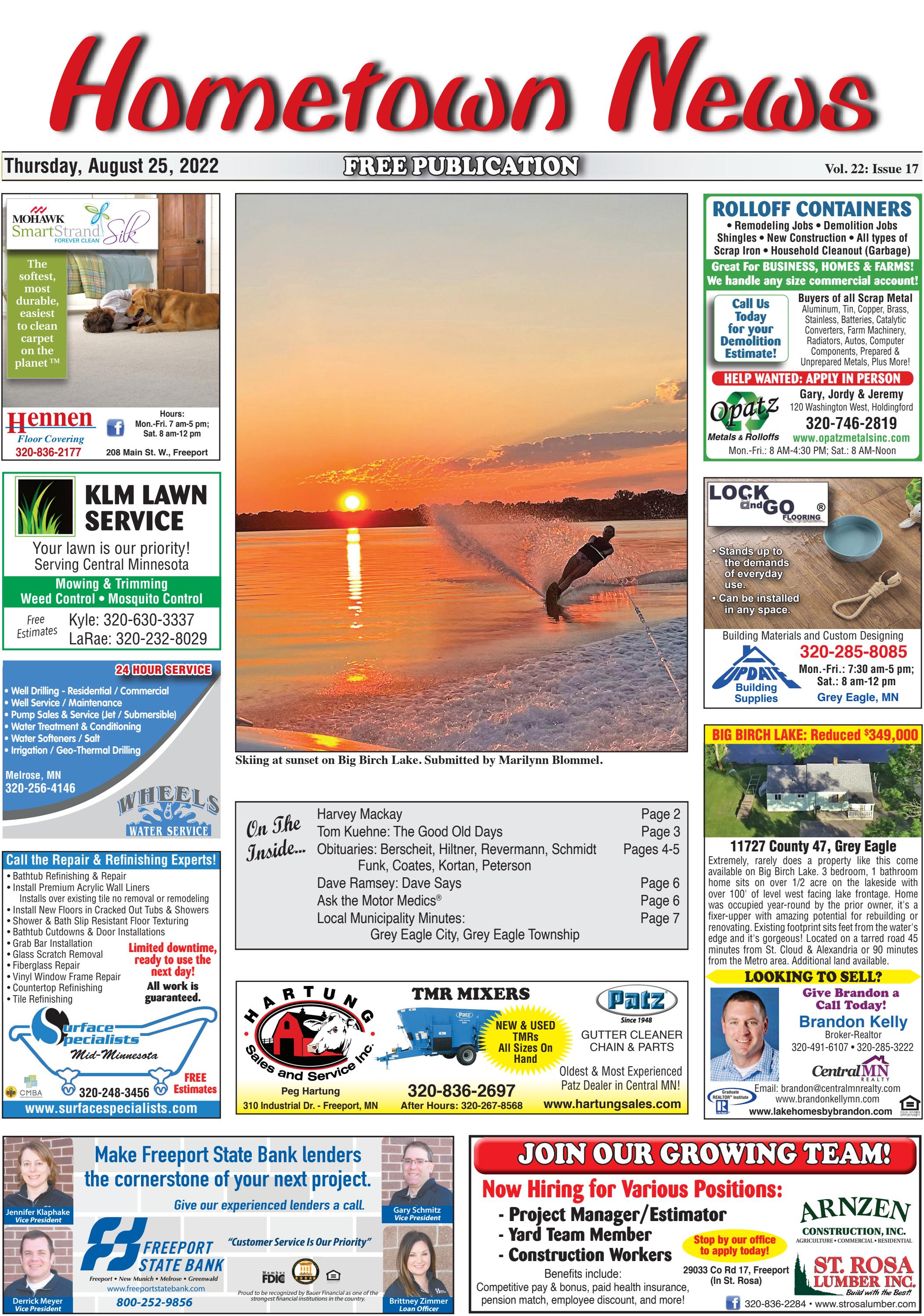 Hometown News August 25, 2022 by Hometown News - Issuu