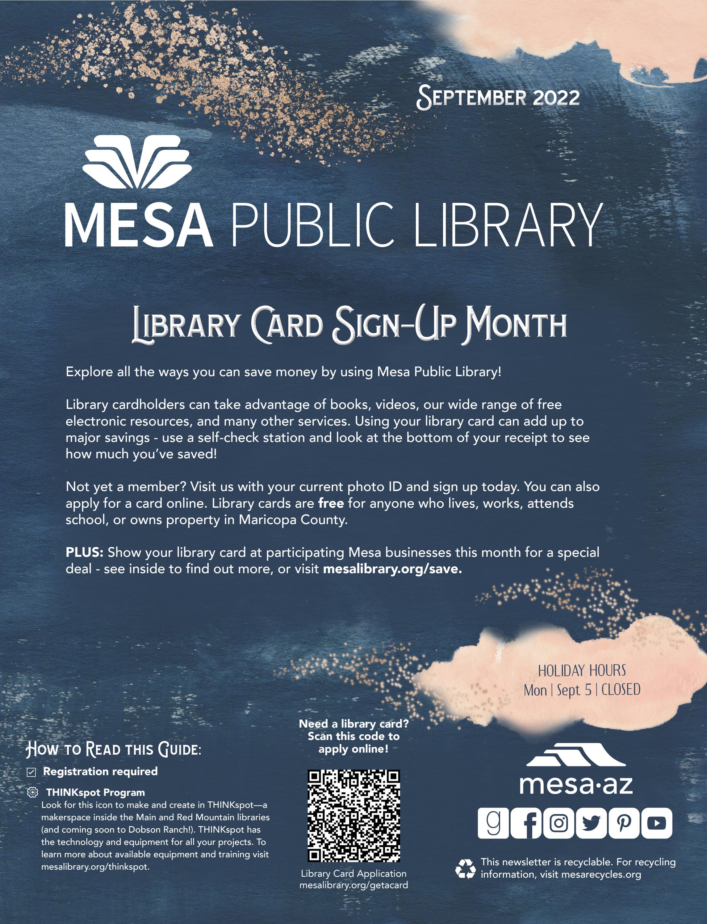 Mesa Public Library September 2022 Newsletter By City Of Mesa AZ Issuu
