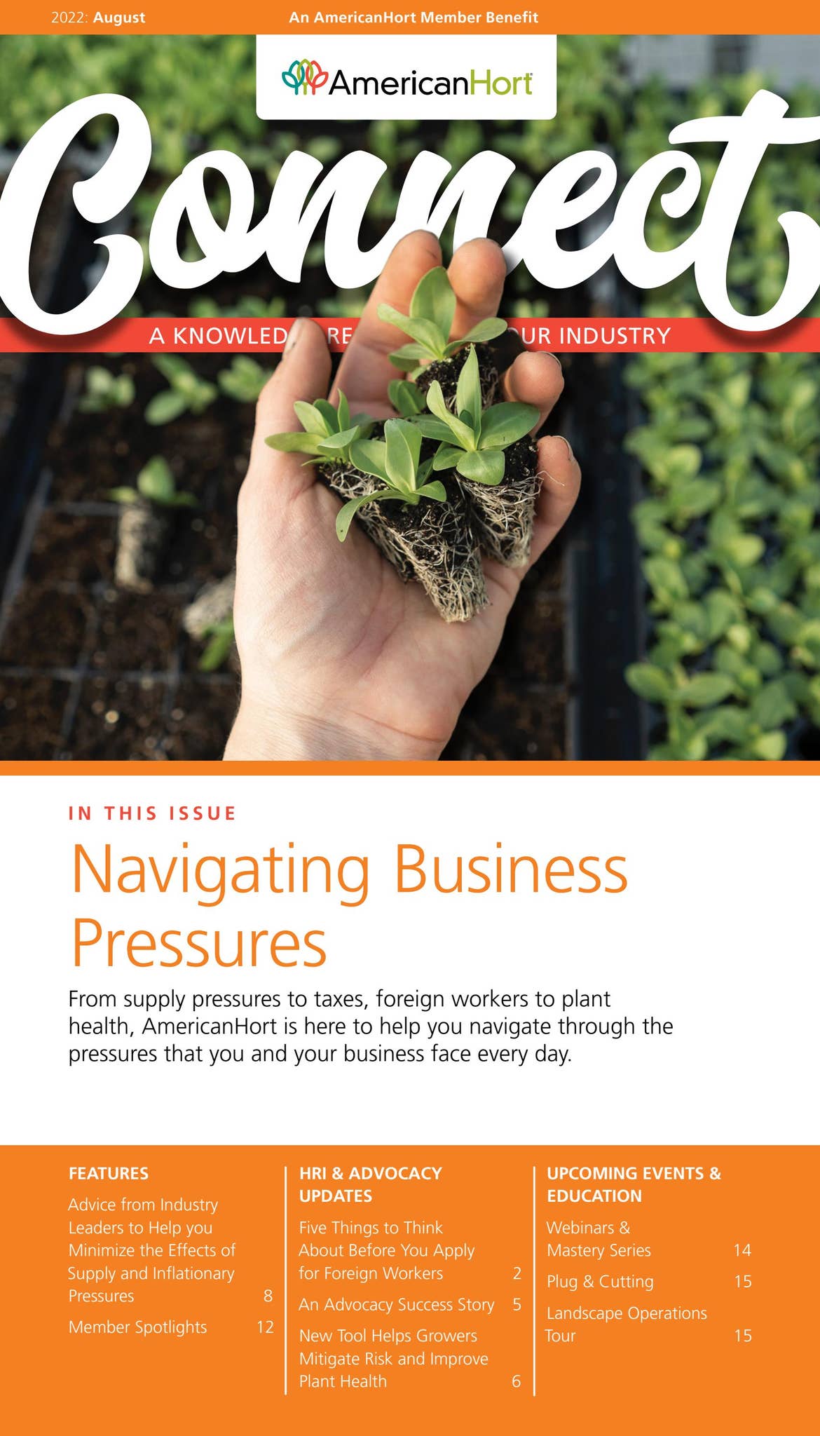 AmericanHort Connect - August 2022 by AmericanHort - Issuu
