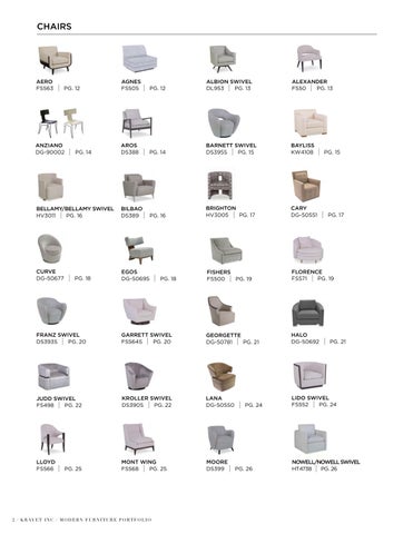 Kravet LLC 家具目录 · 现代 家具 Portfolio 第 2 页