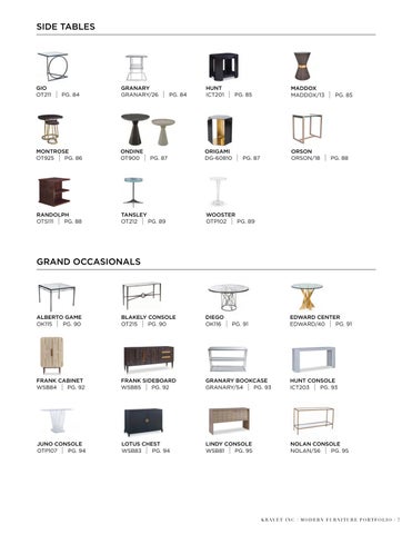 Kravet LLC 家具目录 · 现代 家具 Portfolio 第 7 页
