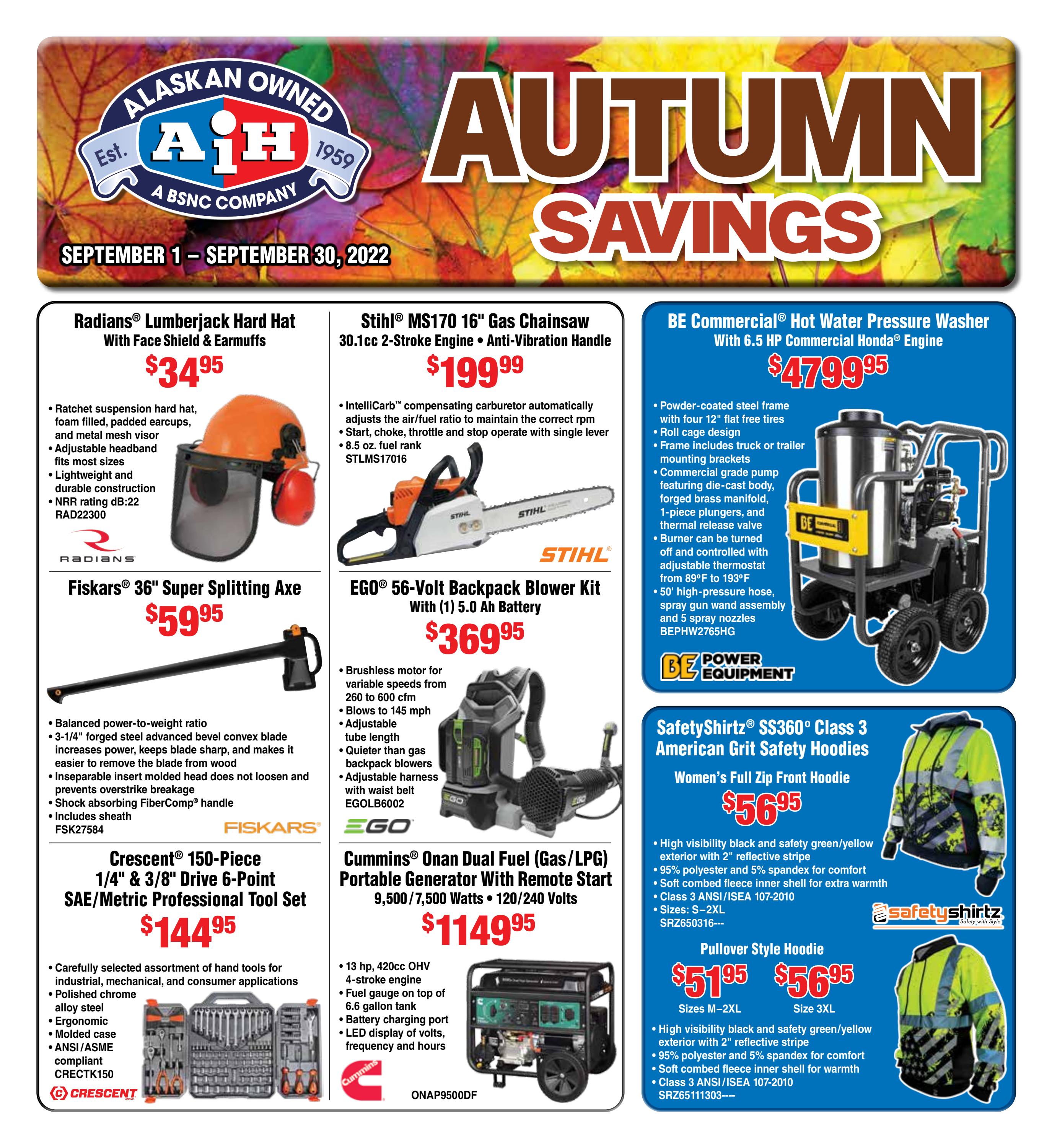 AIH Autumn Savings by Alaska Industrial Hardware Issuu