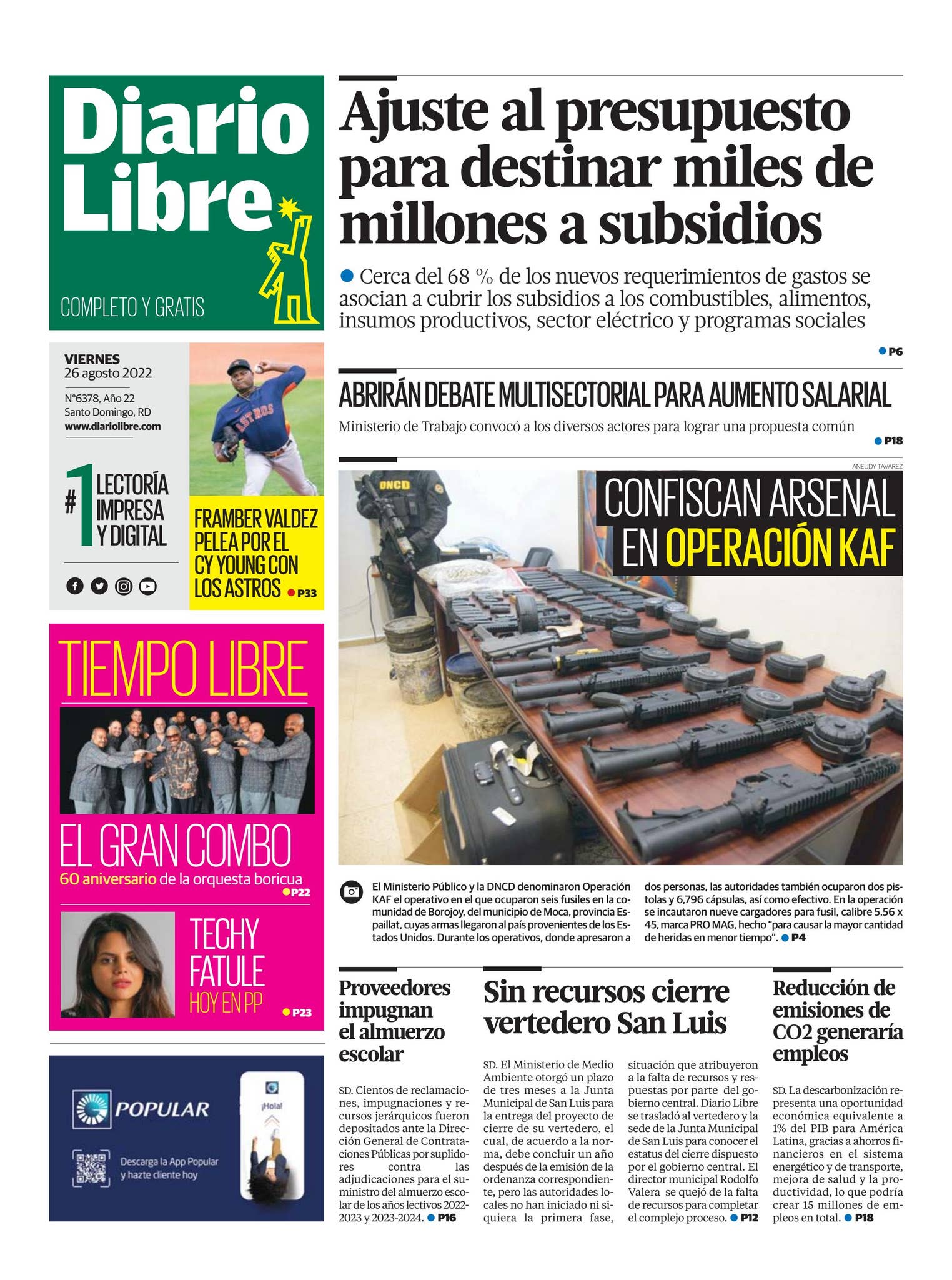 Viernes, 26 de agosto de 2022 by Diario Libre - Issuu