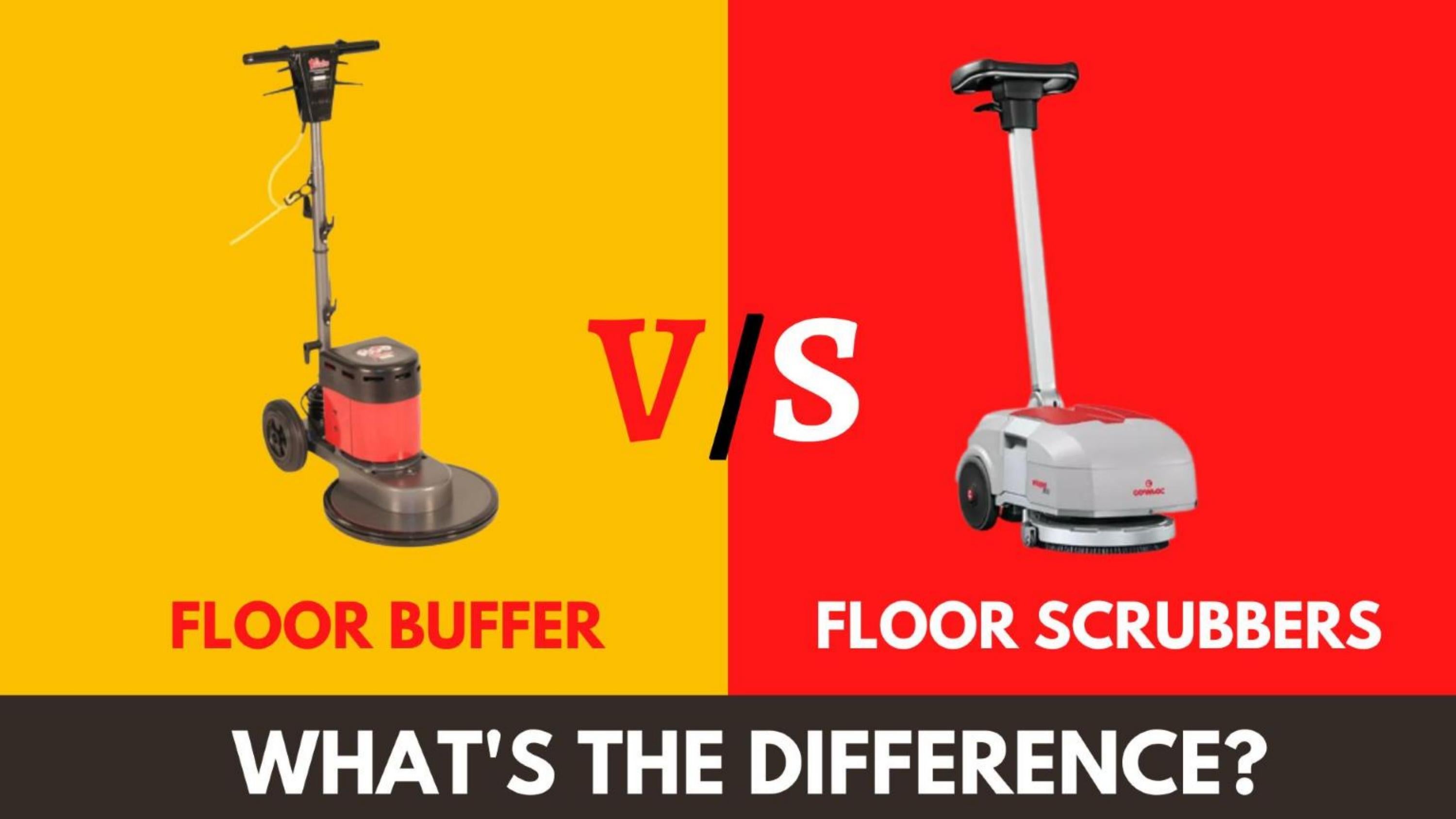 Floor Buffer Vs Floor Scrubbers What's the Difference ? by Clenli