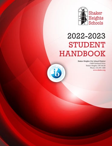 2022 2023 Shaker Heights Schools Student Handbook By Shaker Schools Issuu