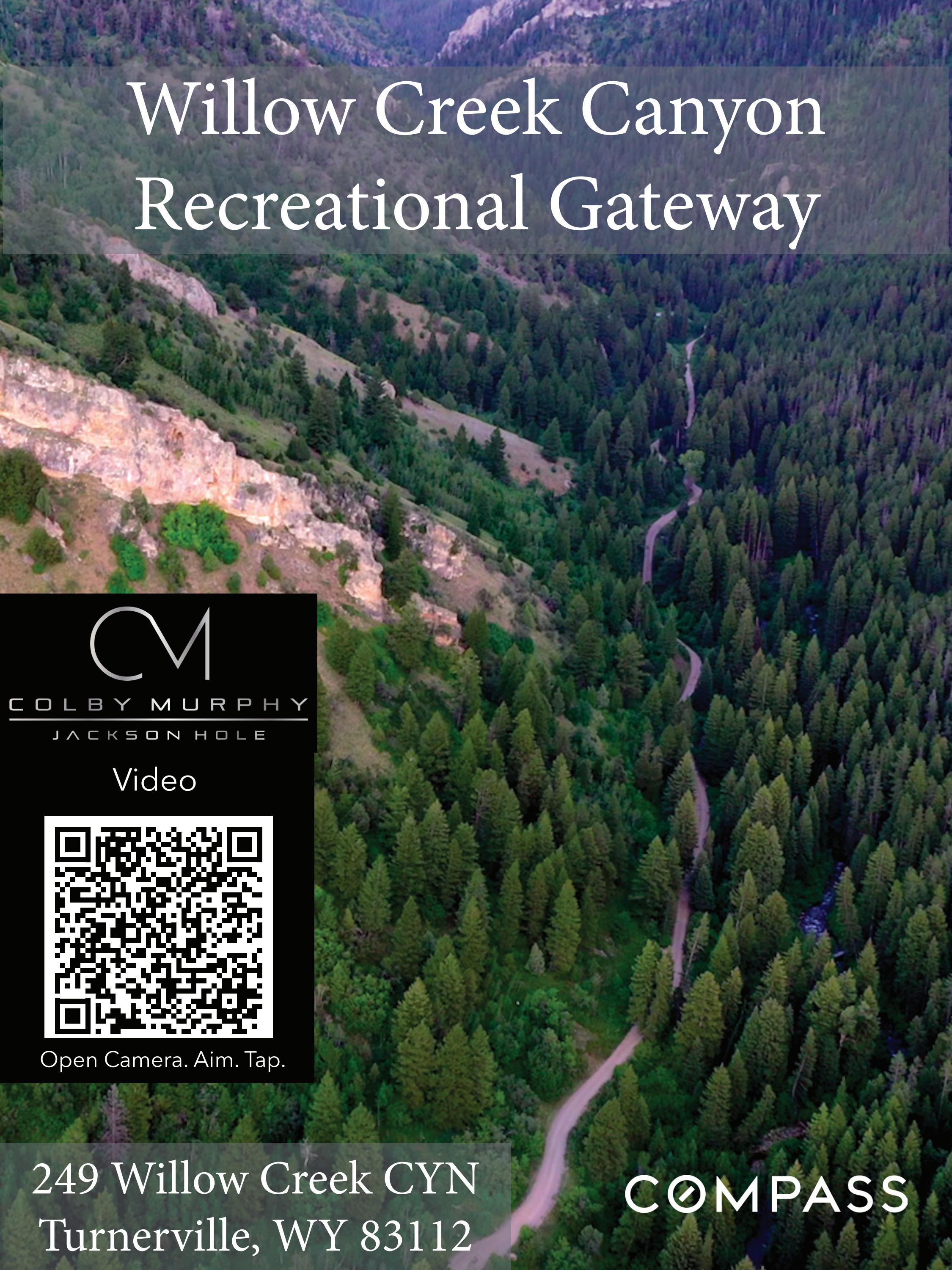 Willow Creek Canyon Recreational Gateway Star Valley, Wyoming by