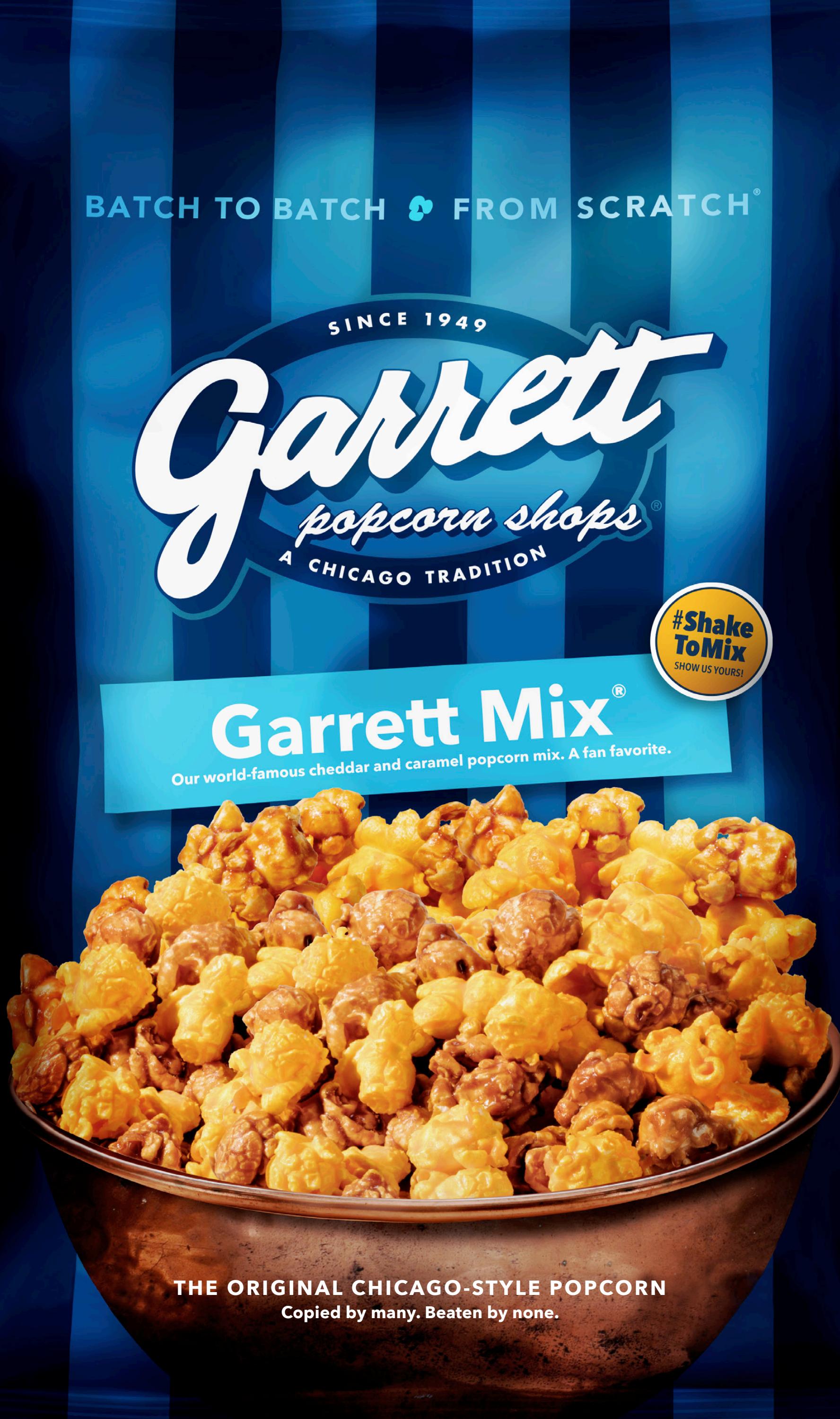 Pillow Packs, StandUp Pouches, and Snack Packs by Garrett Popcorn