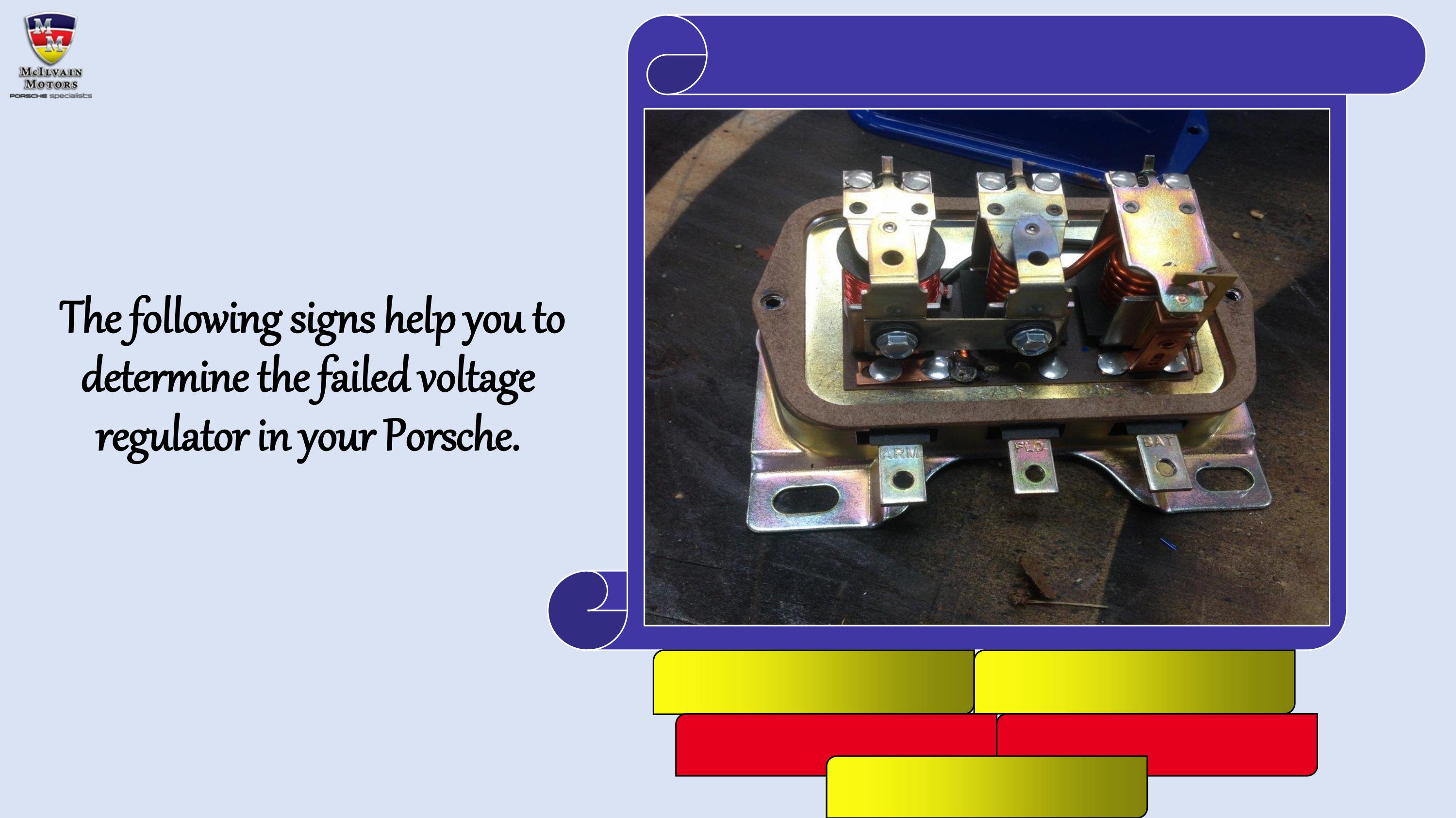 How To Know If Your Porsche Voltage Regulator Is Failing in Tempe by